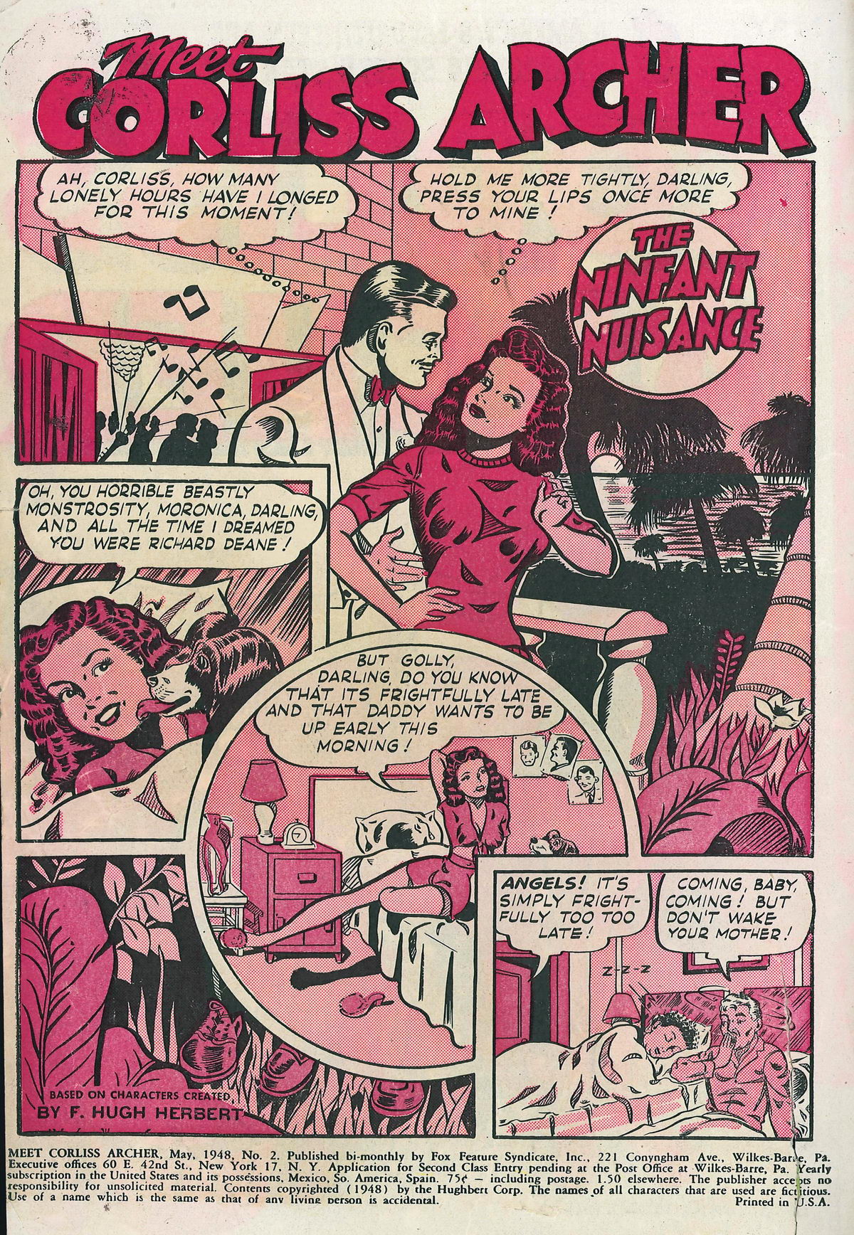 Read online Meet Corliss Archer comic -  Issue #2 - 2