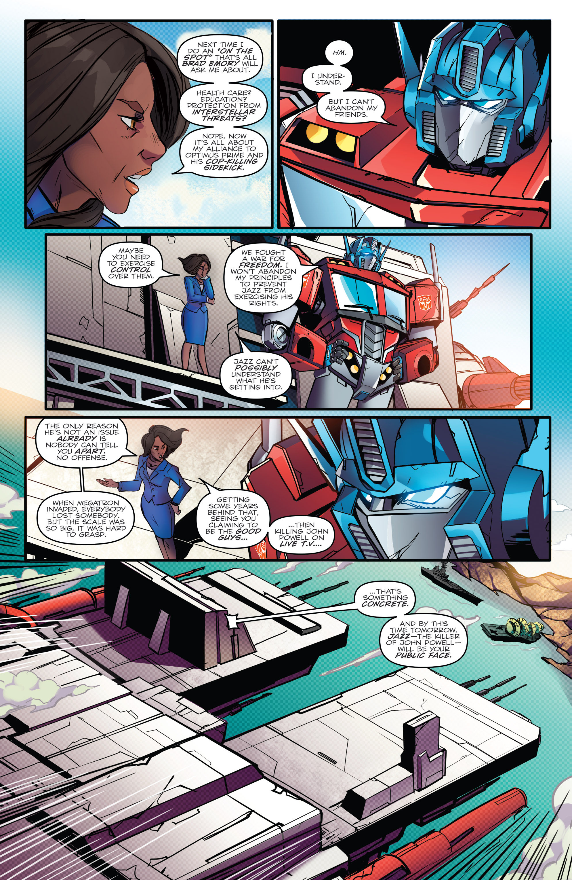 Read online Optimus Prime comic -  Issue #7 - 13
