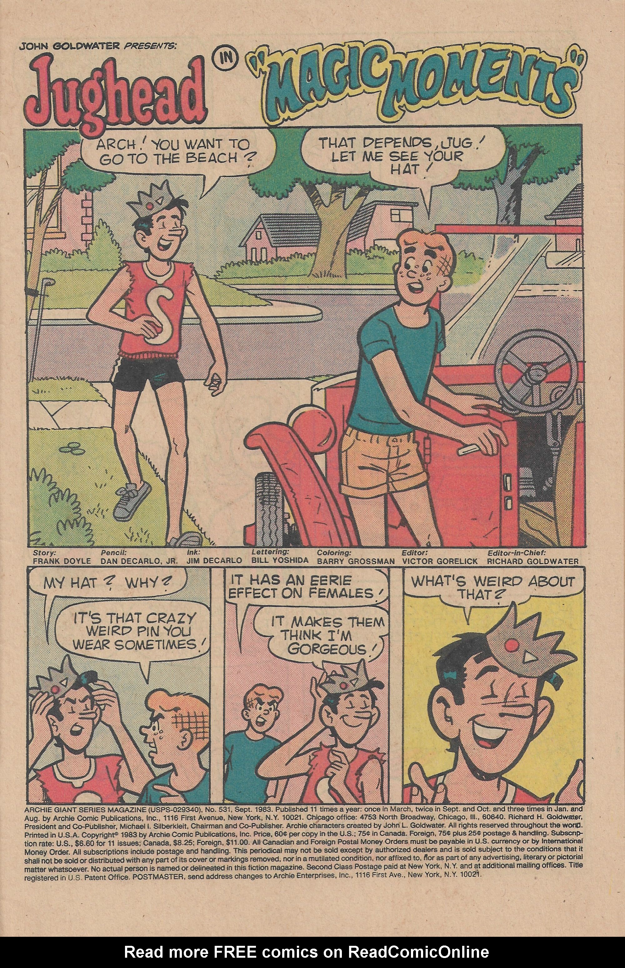 Read online Archie Giant Series Magazine comic -  Issue #531 - 3