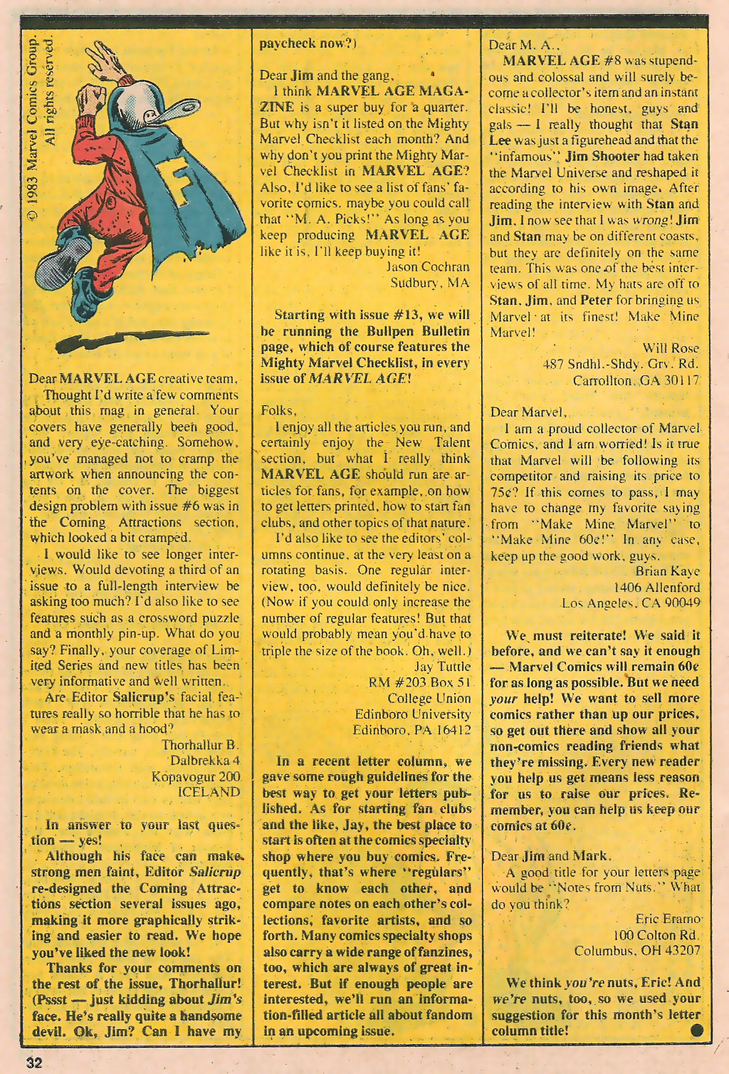 Read online Marvel Age comic -  Issue #12 - 34