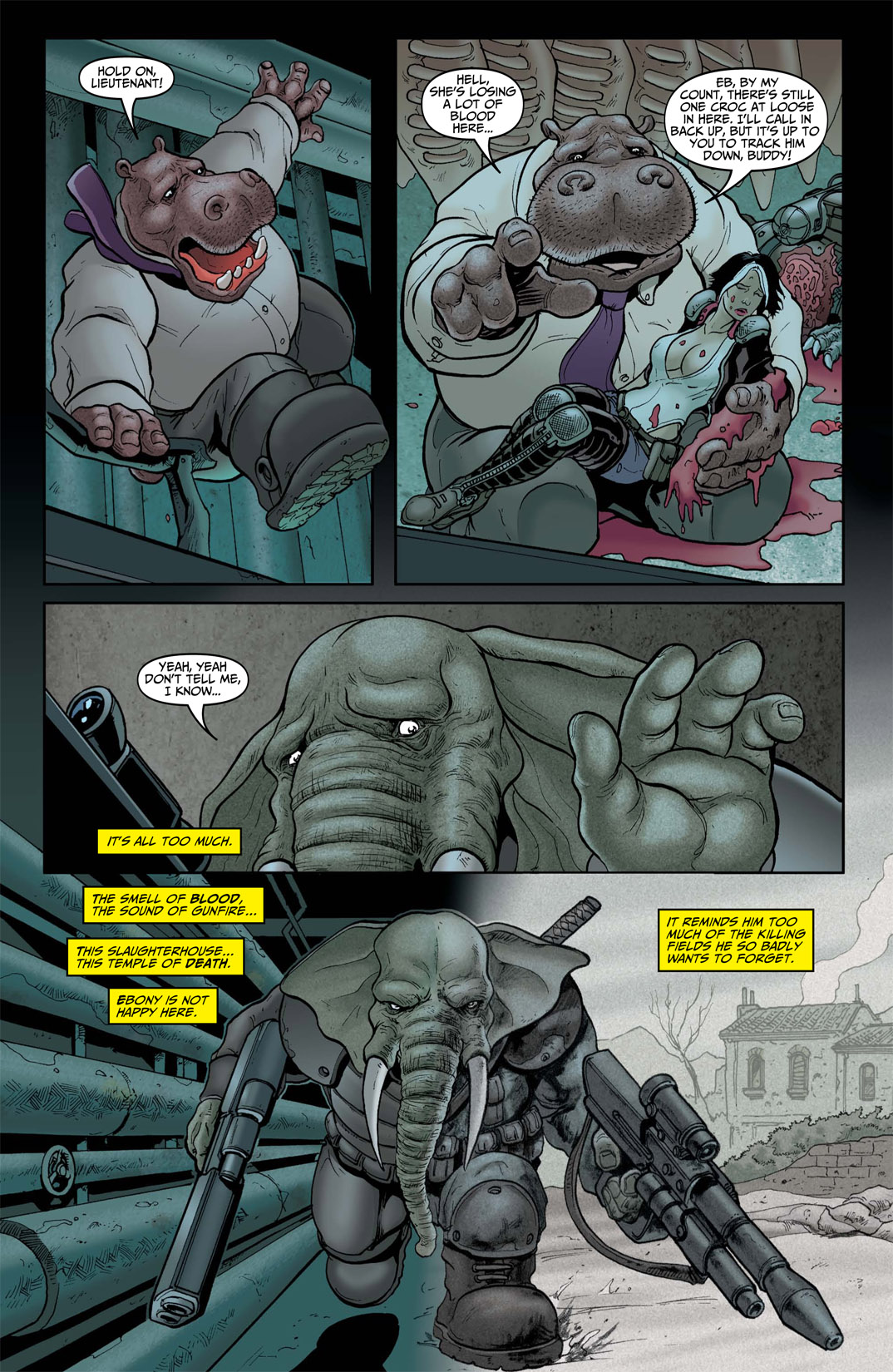 Read online Elephantmen comic -  Issue #28 - 5
