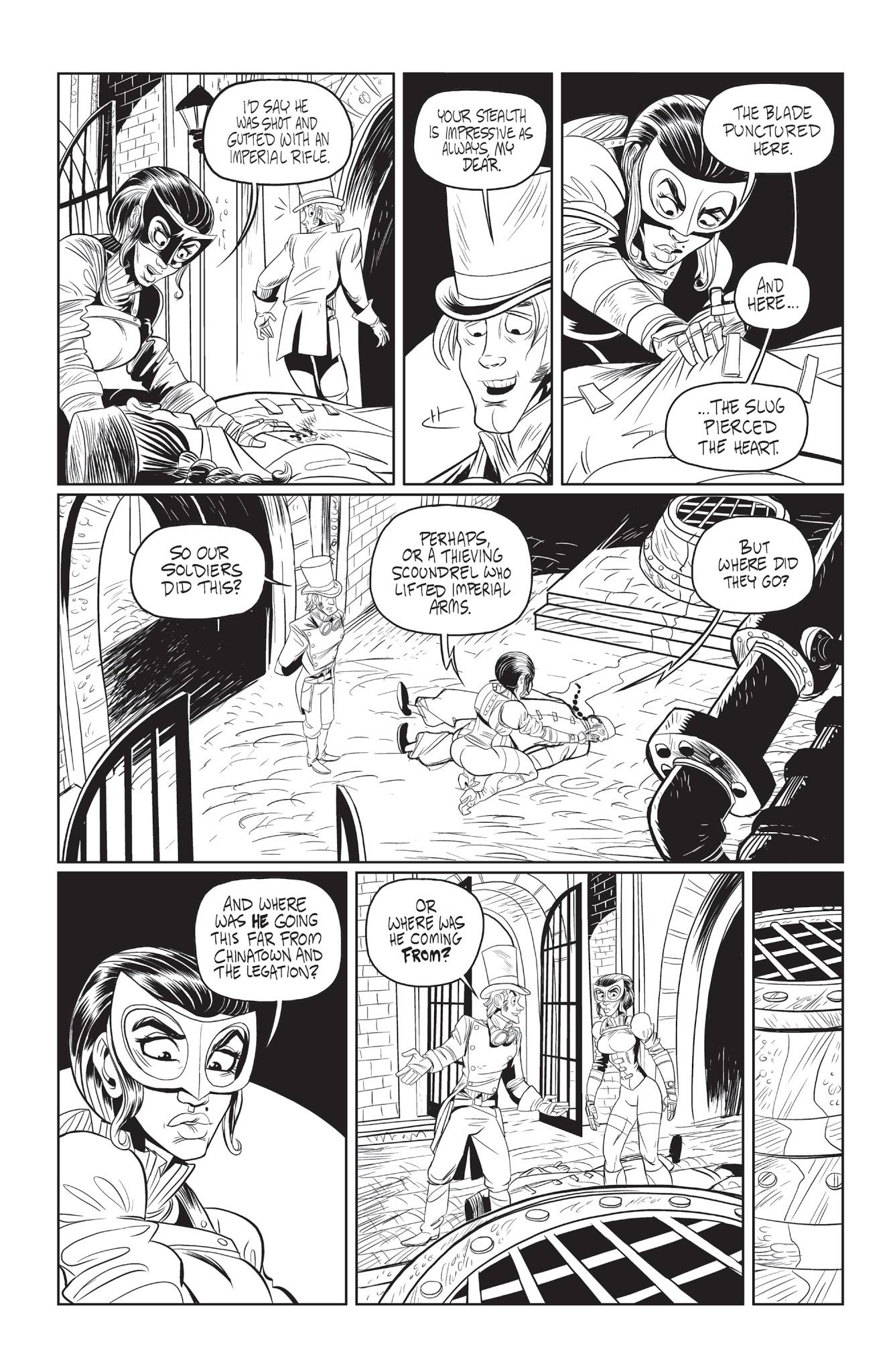 Read online Victorian Secret Agents: Owls of the Ironwork Isle comic -  Issue #1 - 23