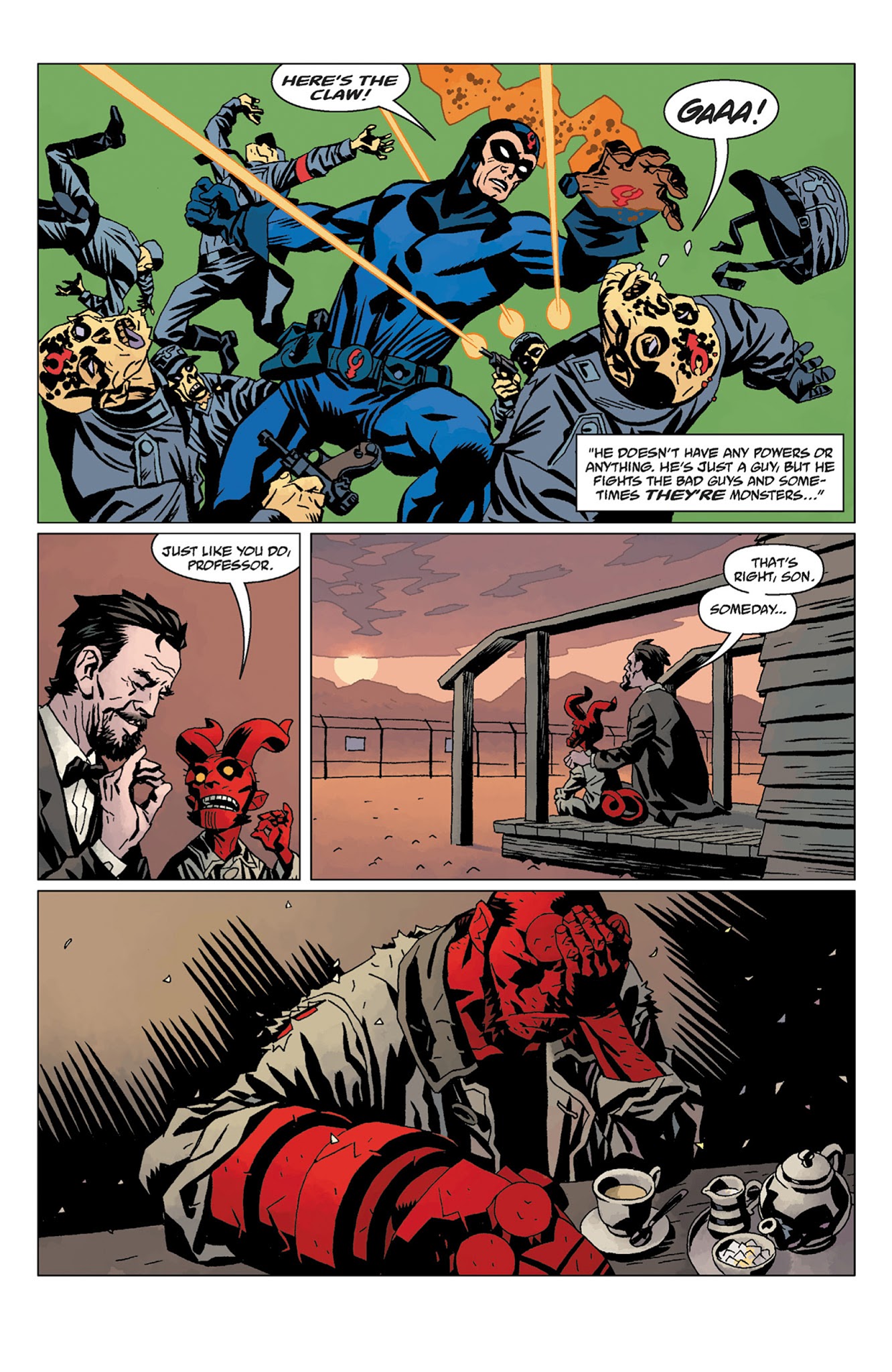 Read online Hellboy: The Storm And The Fury comic -  Issue # TPB - 57
