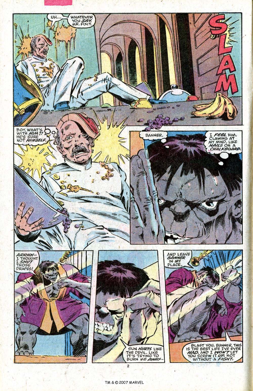 Read online The Incredible Hulk (1968) comic -  Issue #348 - 4