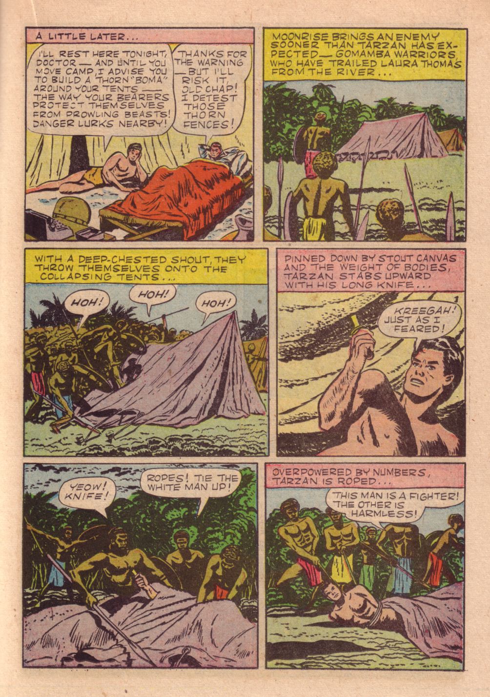 Read online Tarzan (1948) comic -  Issue #25 - 31