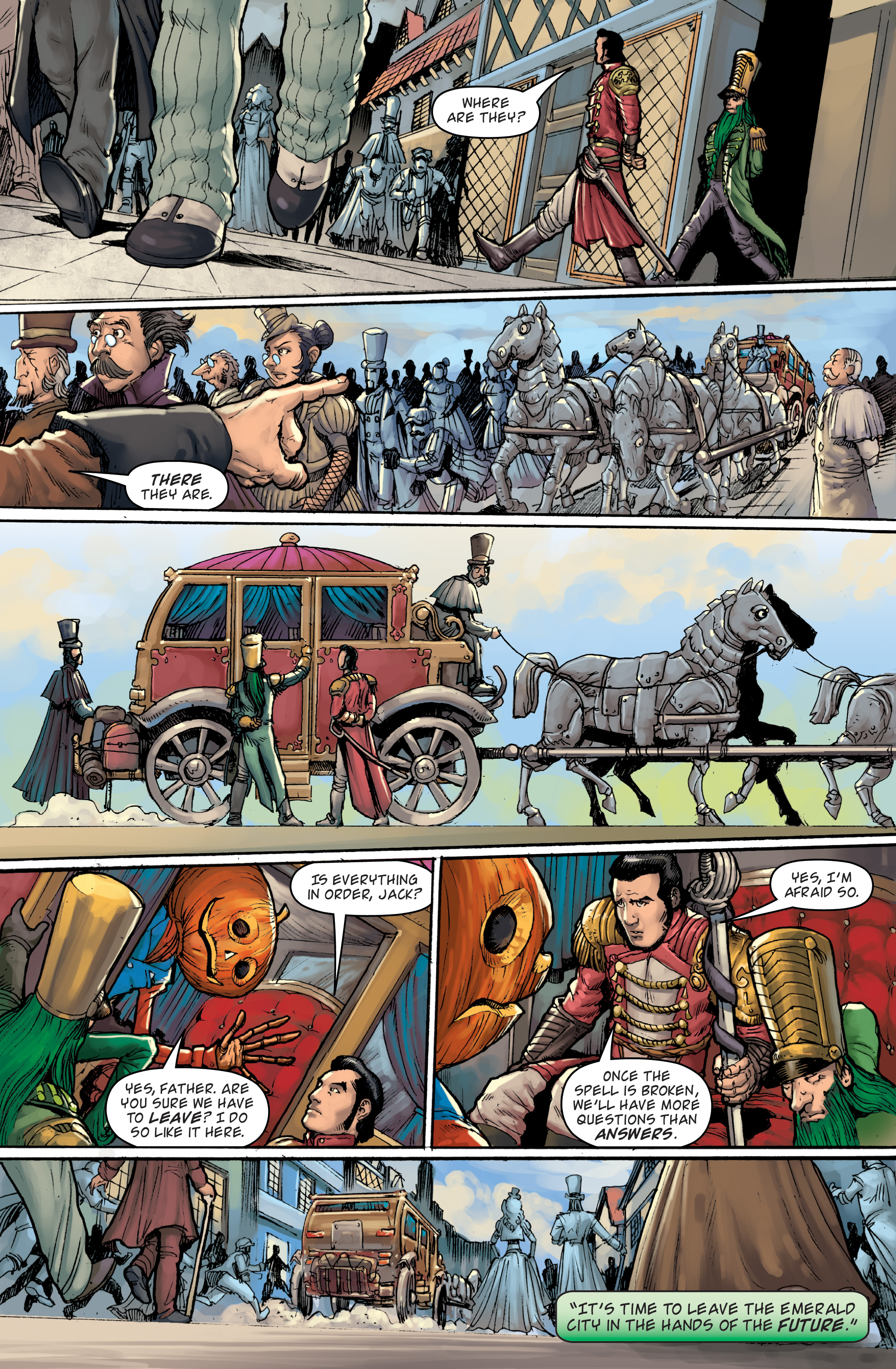 Read online The Steam Engines of Oz: The Geared Leviathan comic -  Issue #3 - 4