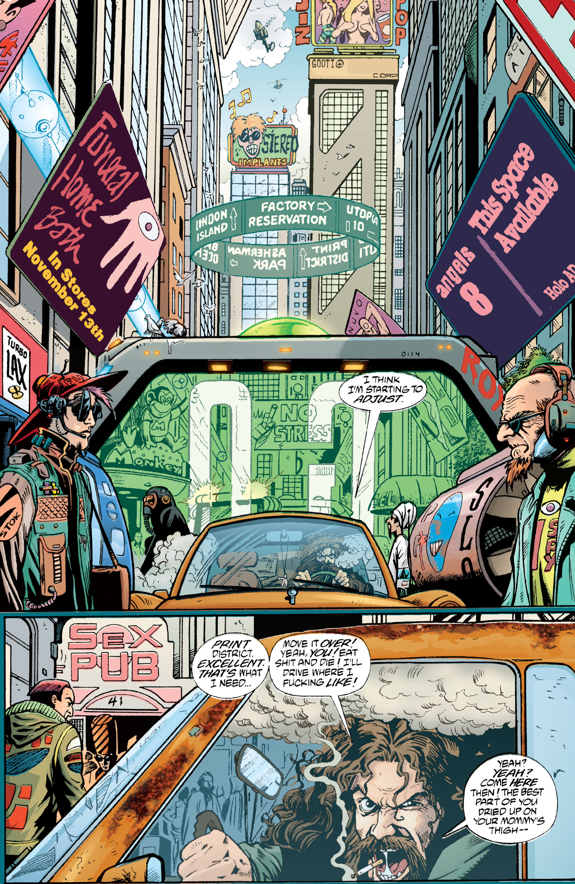 Read online Transmetropolitan comic -  Issue #1 - 12