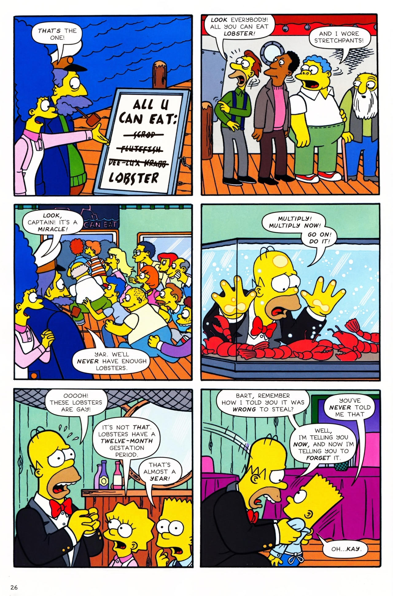 Read online Simpsons Comics comic -  Issue #142 - 27