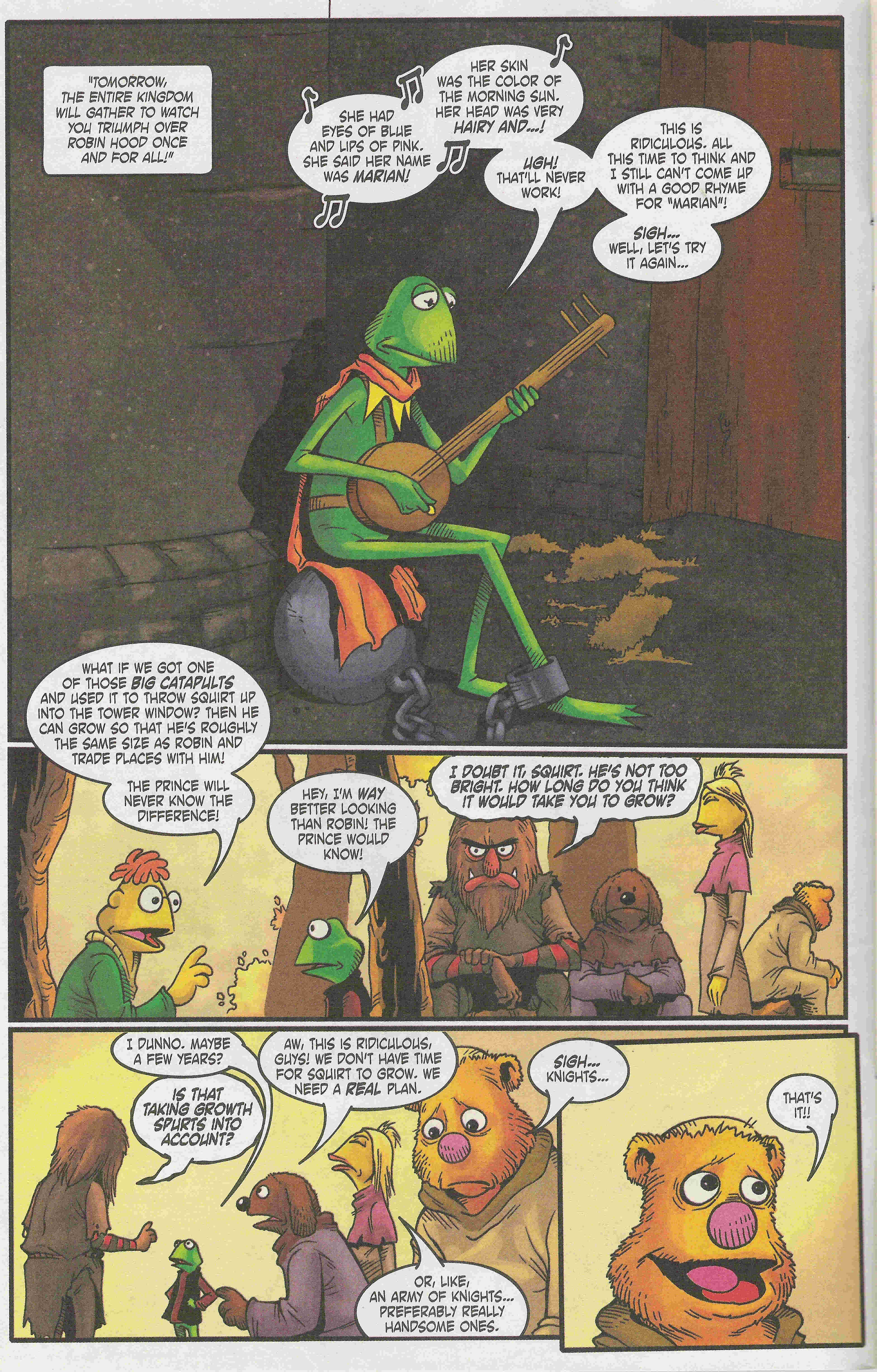 Read online Muppet Robin Hood comic -  Issue #4 - 5