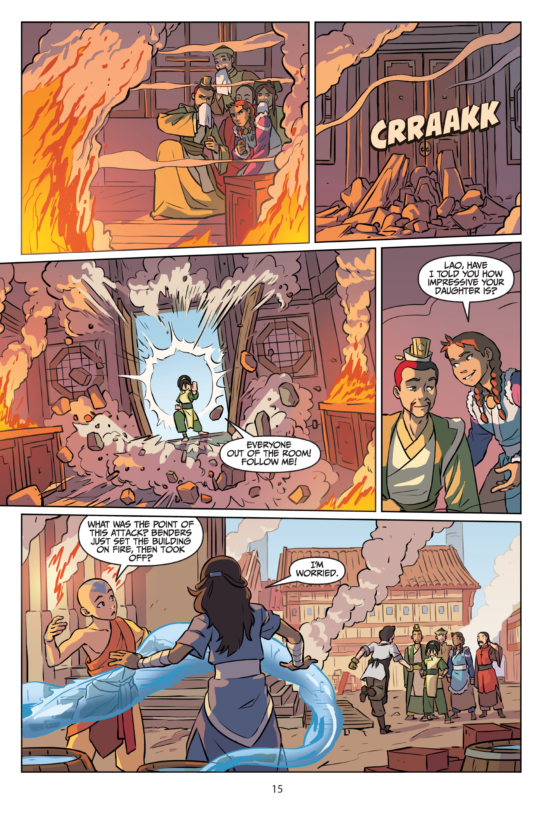 Read online Nickelodeon Avatar: The Last Airbender - Imbalance comic -  Issue # TPB 3 - 16