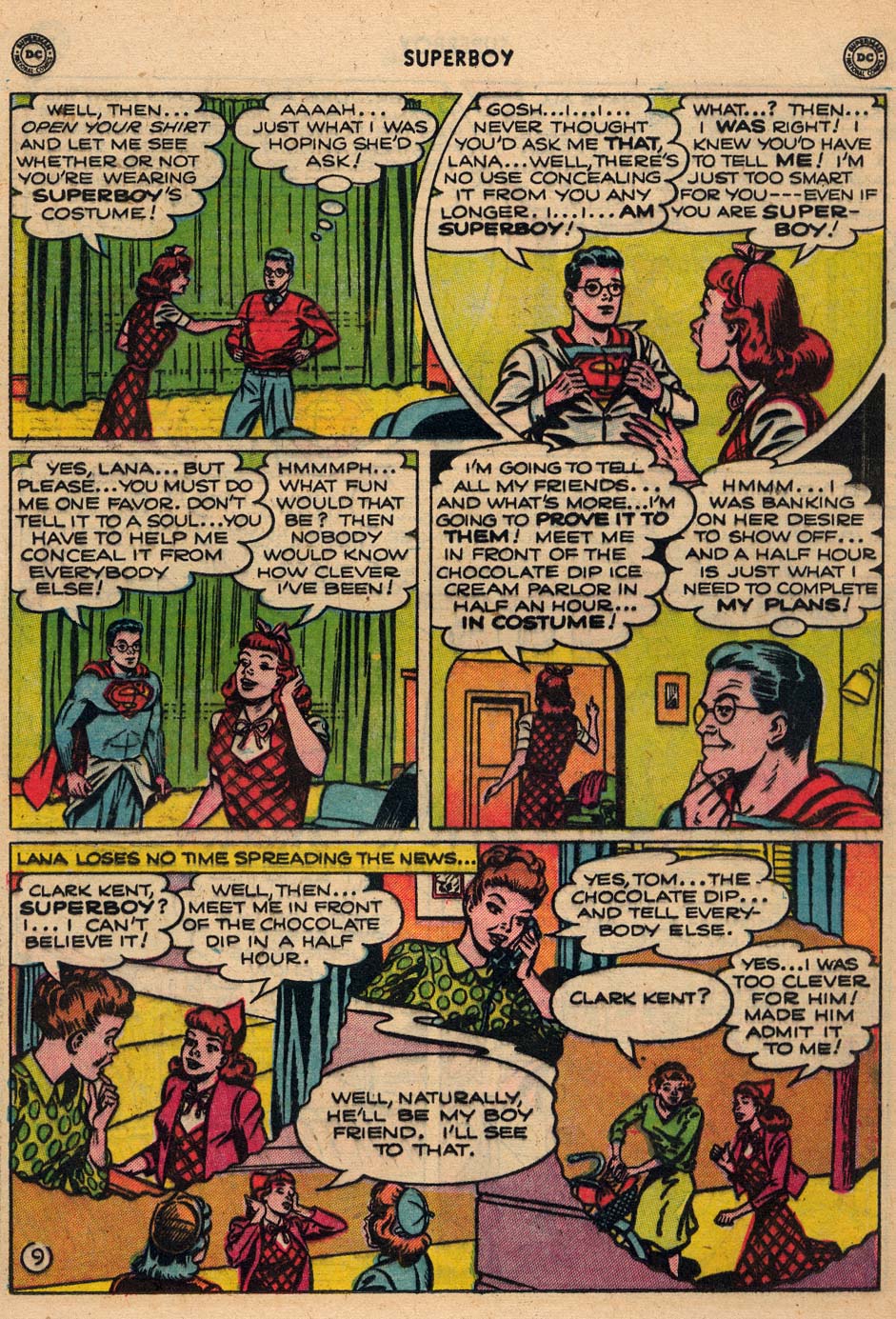 Read online Superboy (1949) comic -  Issue #13 - 22