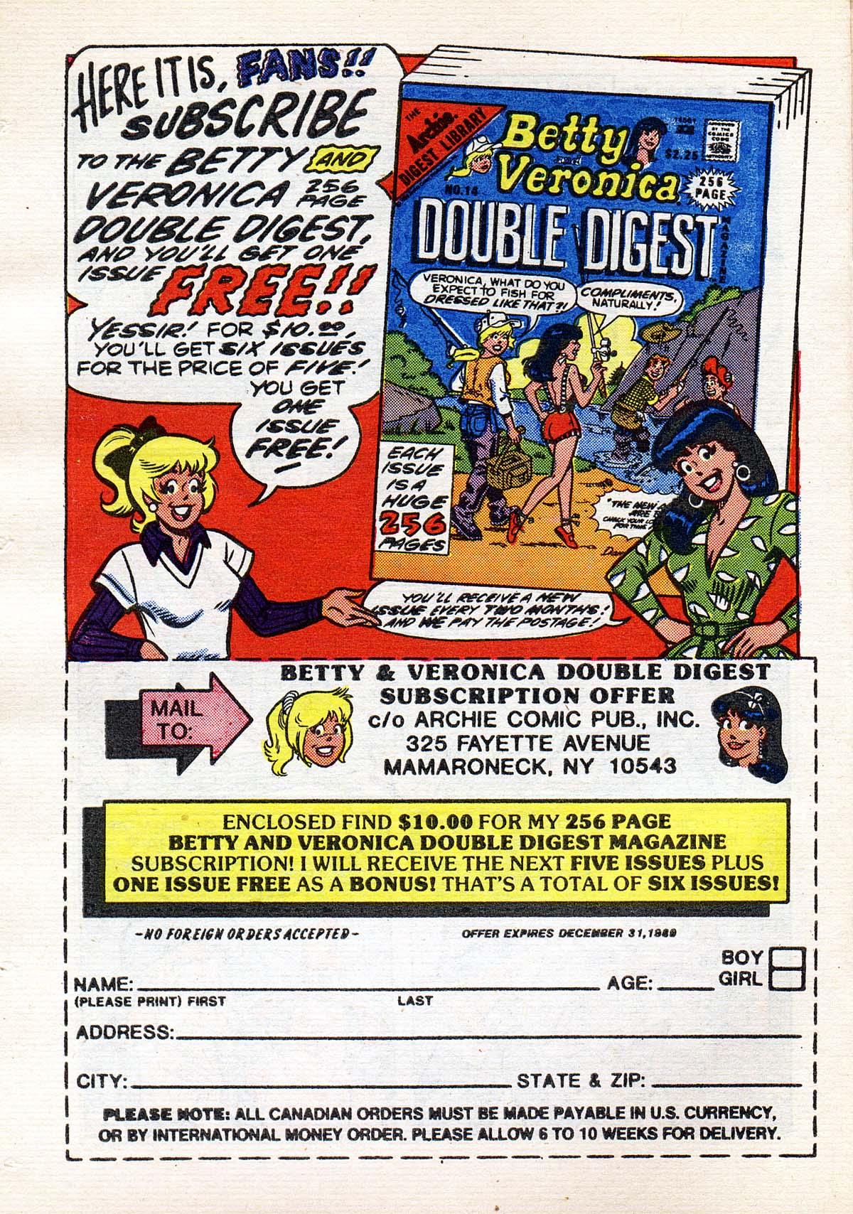 Read online Betty and Veronica Annual Digest Magazine comic -  Issue #1 - 11