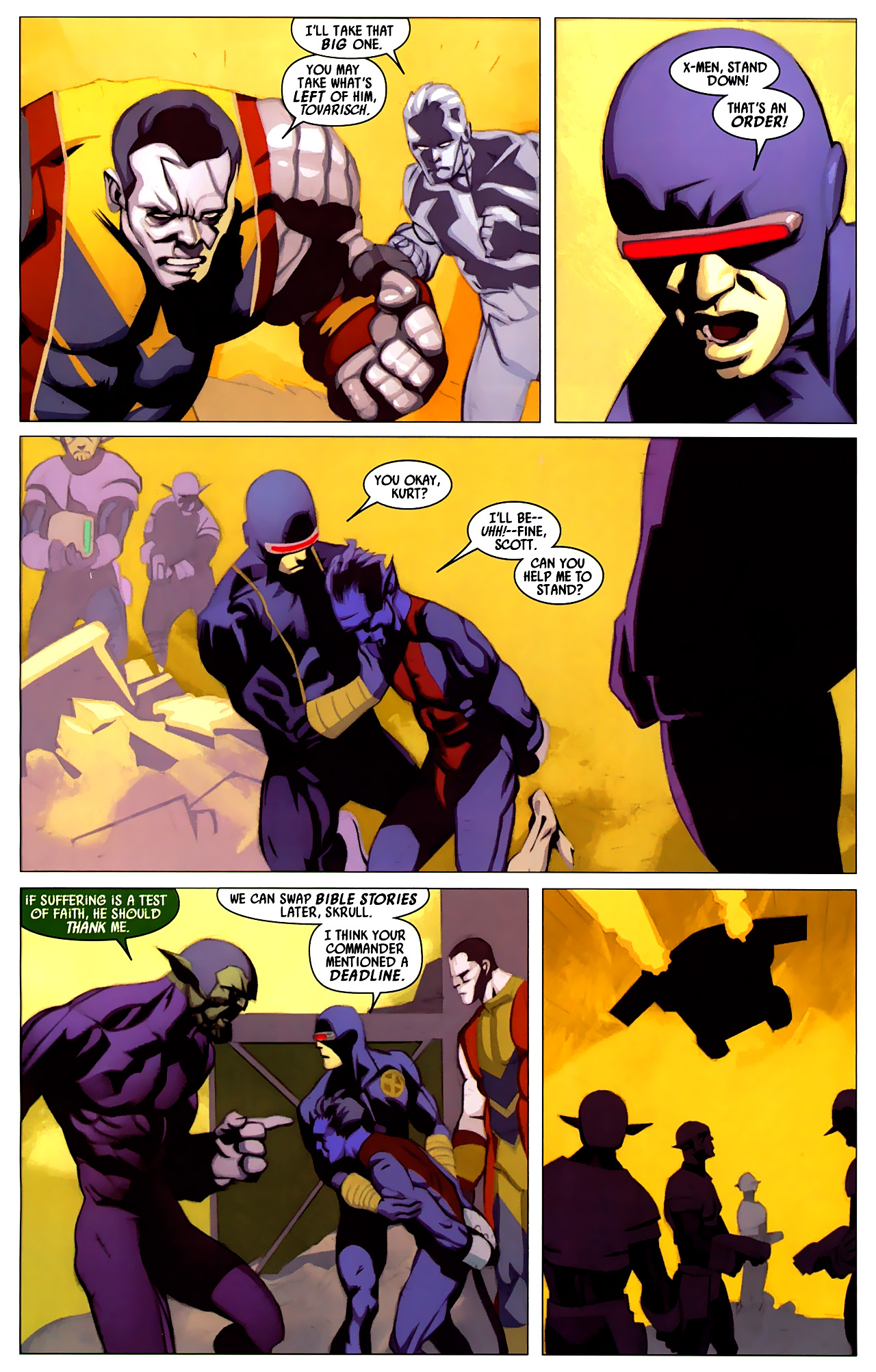 Read online Secret Invasion: X-Men comic -  Issue #4 - 13