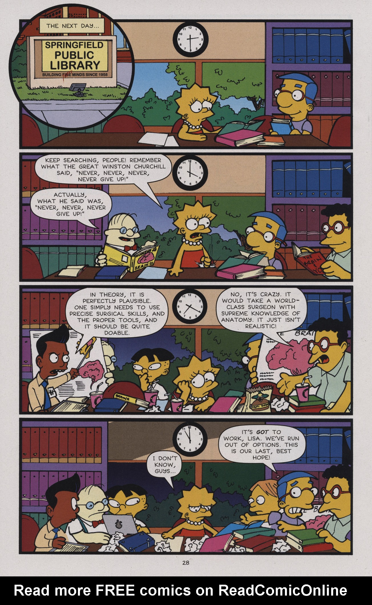 Read online Treehouse of Horror comic -  Issue #17 - 29
