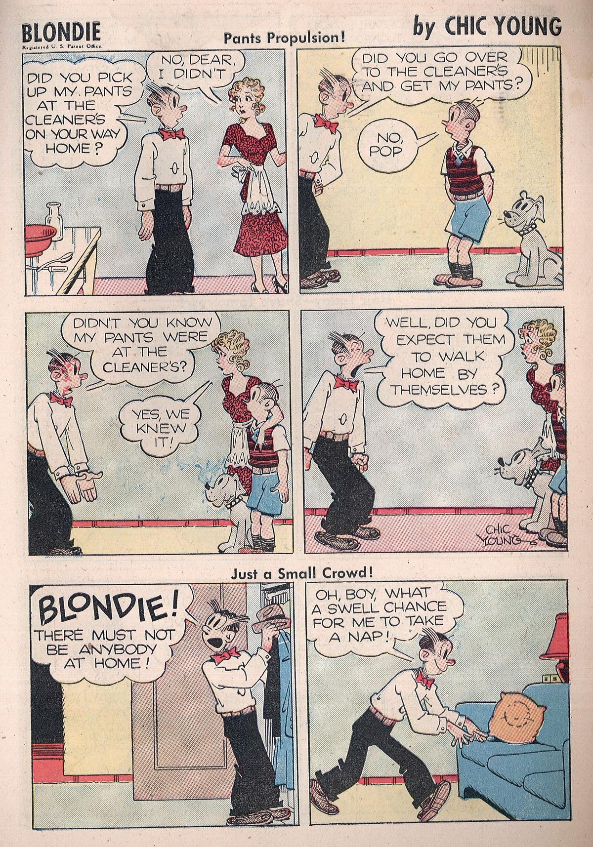 Read online Blondie Comics (1947) comic -  Issue #13 - 28