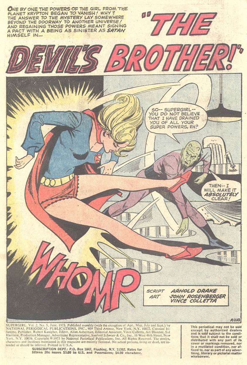 Read online Supergirl (1972) comic -  Issue #5 - 2