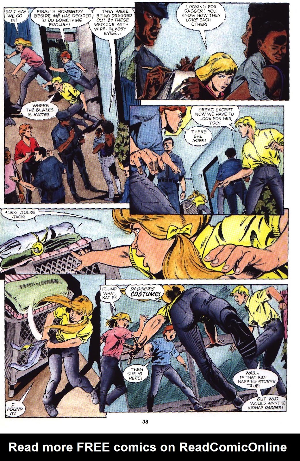 Marvel Graphic Novel: Cloak and Dagger and Power Pack: Shelter From The Storm issue TPB - Page 39