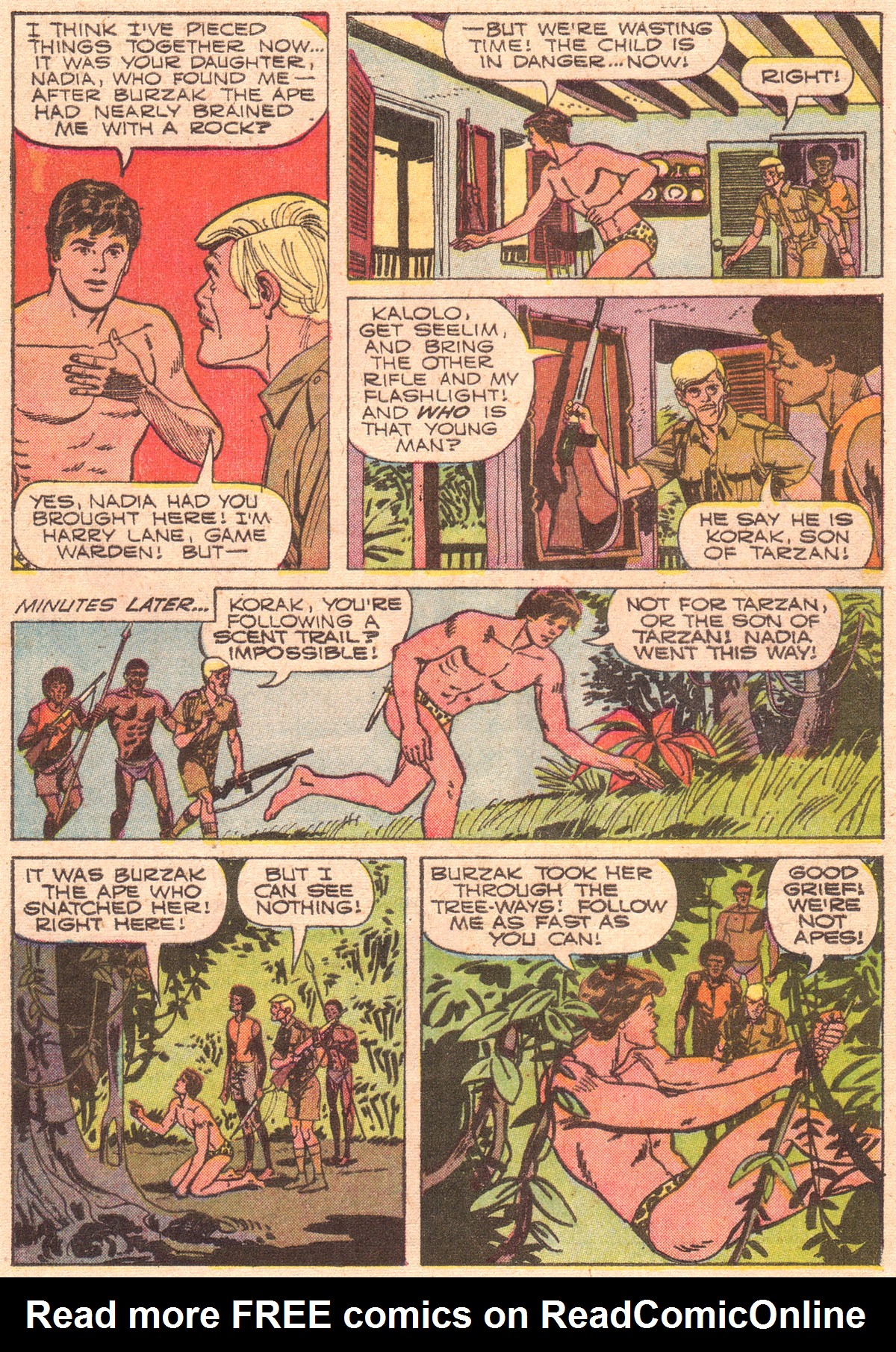 Read online Korak, Son of Tarzan (1964) comic -  Issue #36 - 8