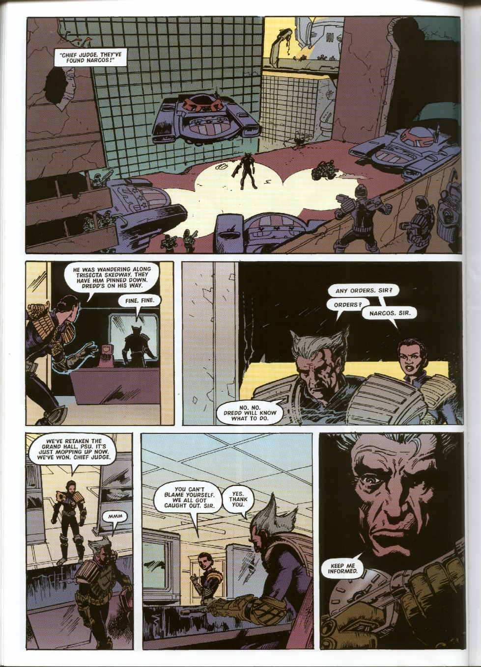 Read online Judge Dredd [Collections - Hamlyn | Mandarin] comic -  Issue # TPB Doomsday For Mega-City One - 118