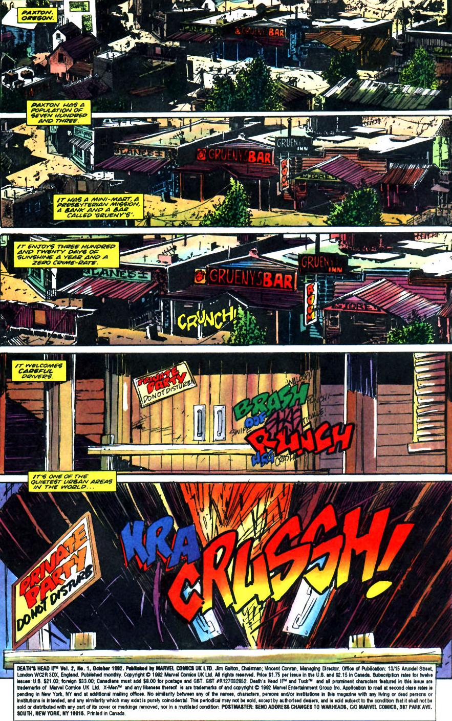 Read online Death's Head II (vol. 2) comic -  Issue #1 - 2