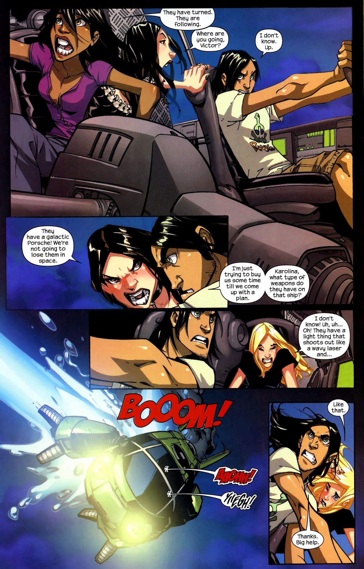 Read online Runaways (2008) comic -  Issue #5 - 6
