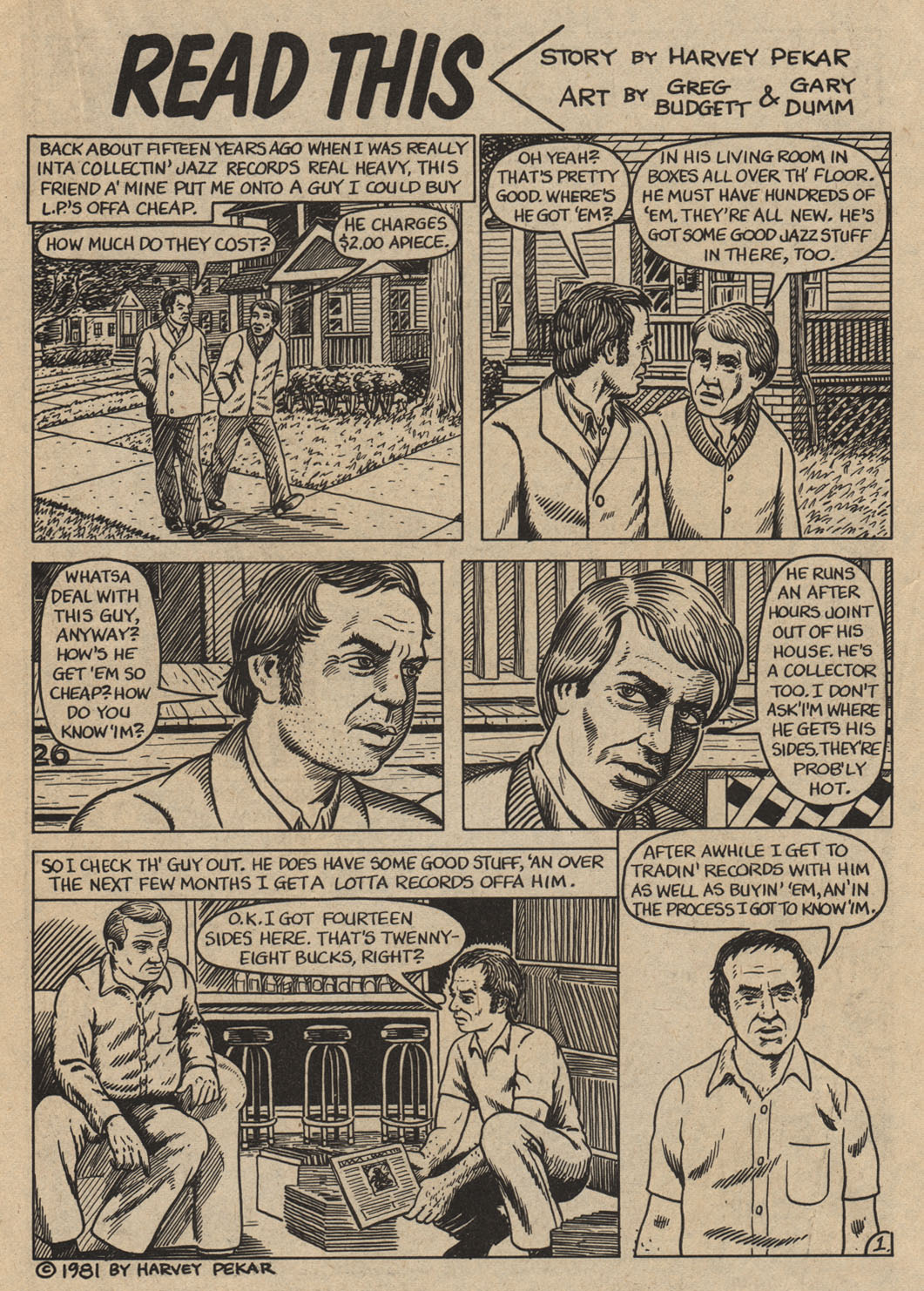 Read online American Splendor (1976) comic -  Issue #6 - 30