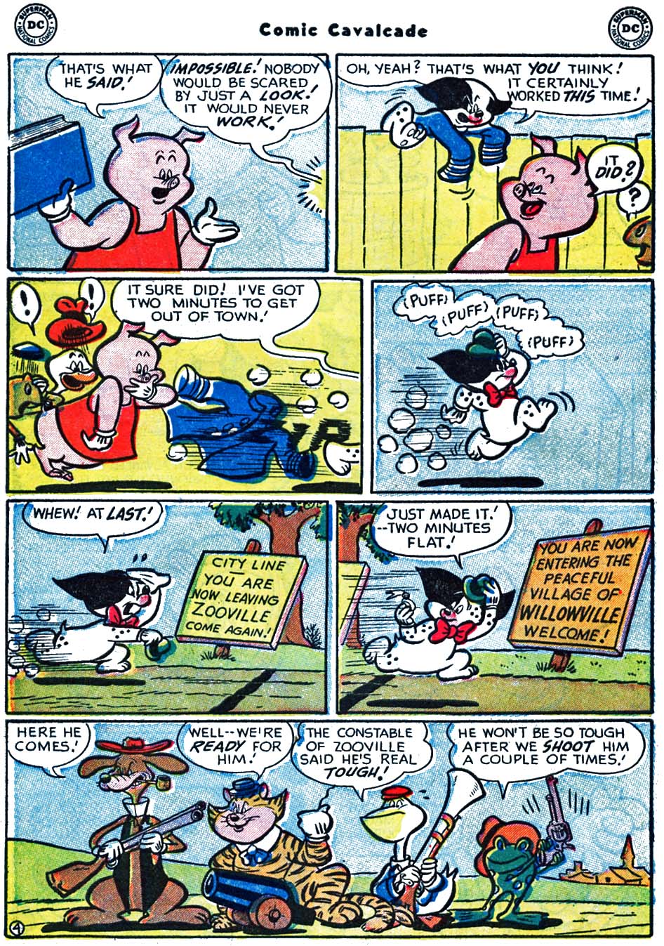 Read online Comic Cavalcade comic -  Issue #60 - 64
