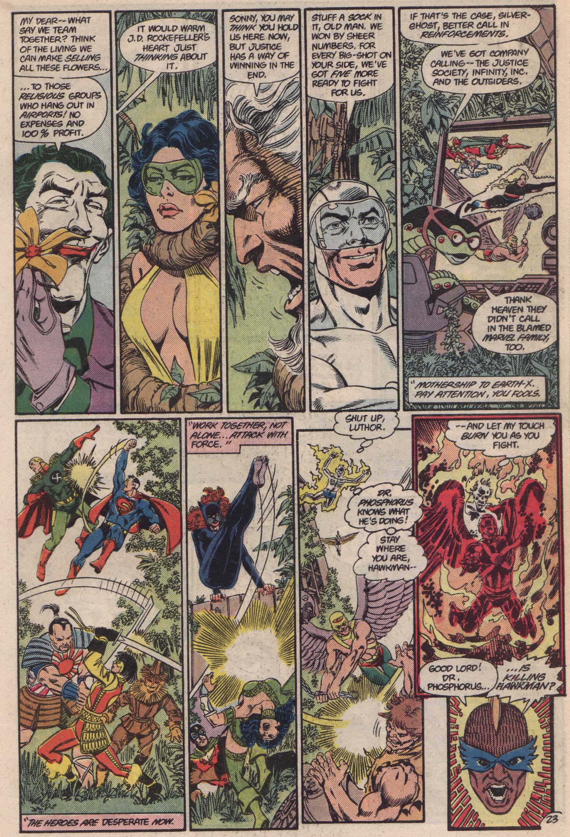 Read online Crisis on Infinite Earths (1985) comic -  Issue #9 - 24