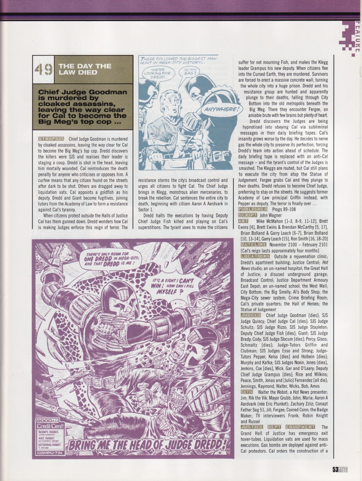 Judge Dredd Megazine (Vol. 5) issue 221 - Page 53