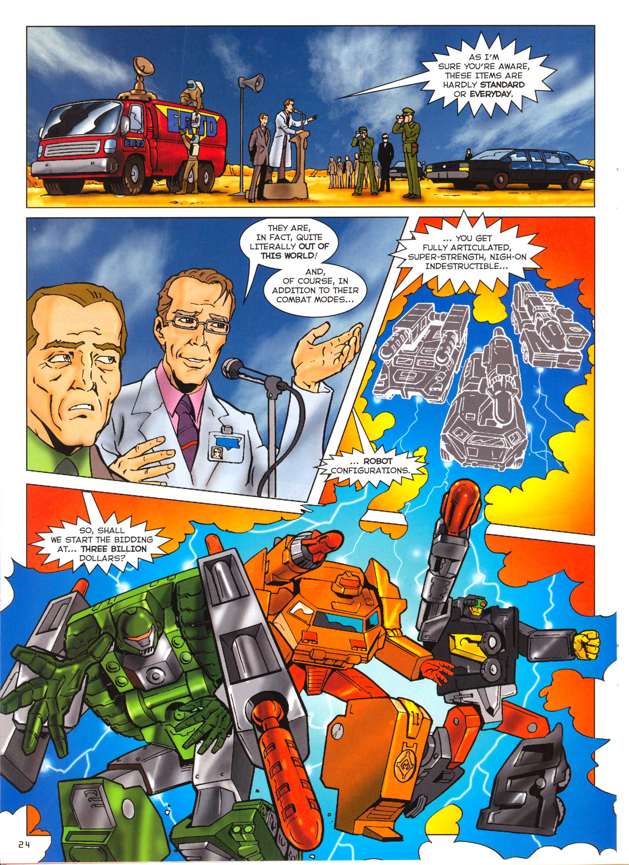 Read online Transformers: Armada (2003) comic -  Issue #7 - 18