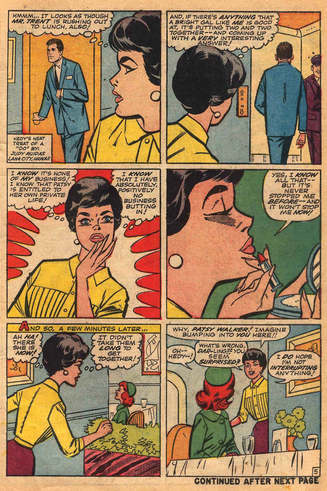 Read online Patsy and Hedy comic -  Issue #96 - 7
