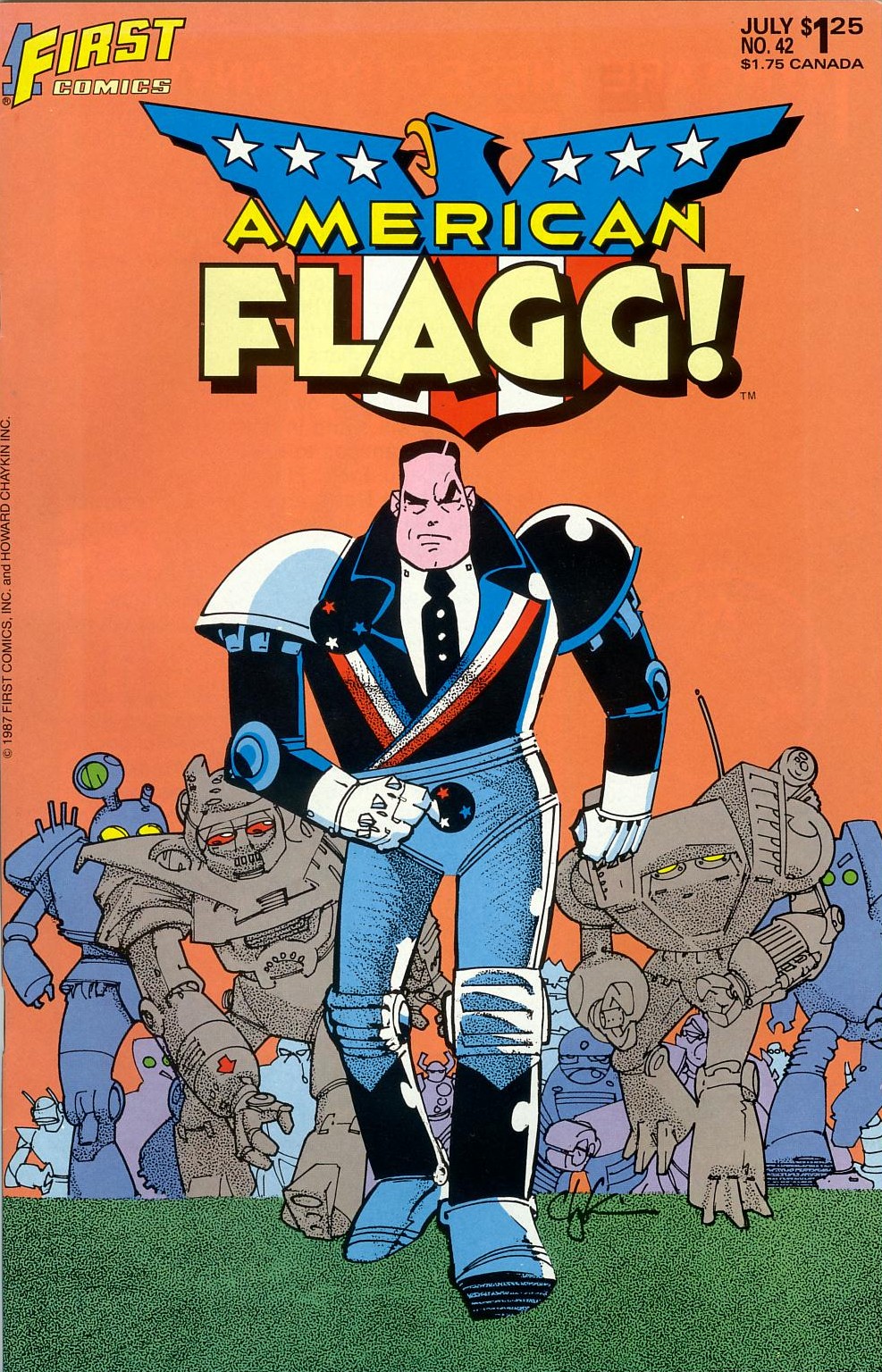 Read online American Flagg! comic -  Issue #42 - 1