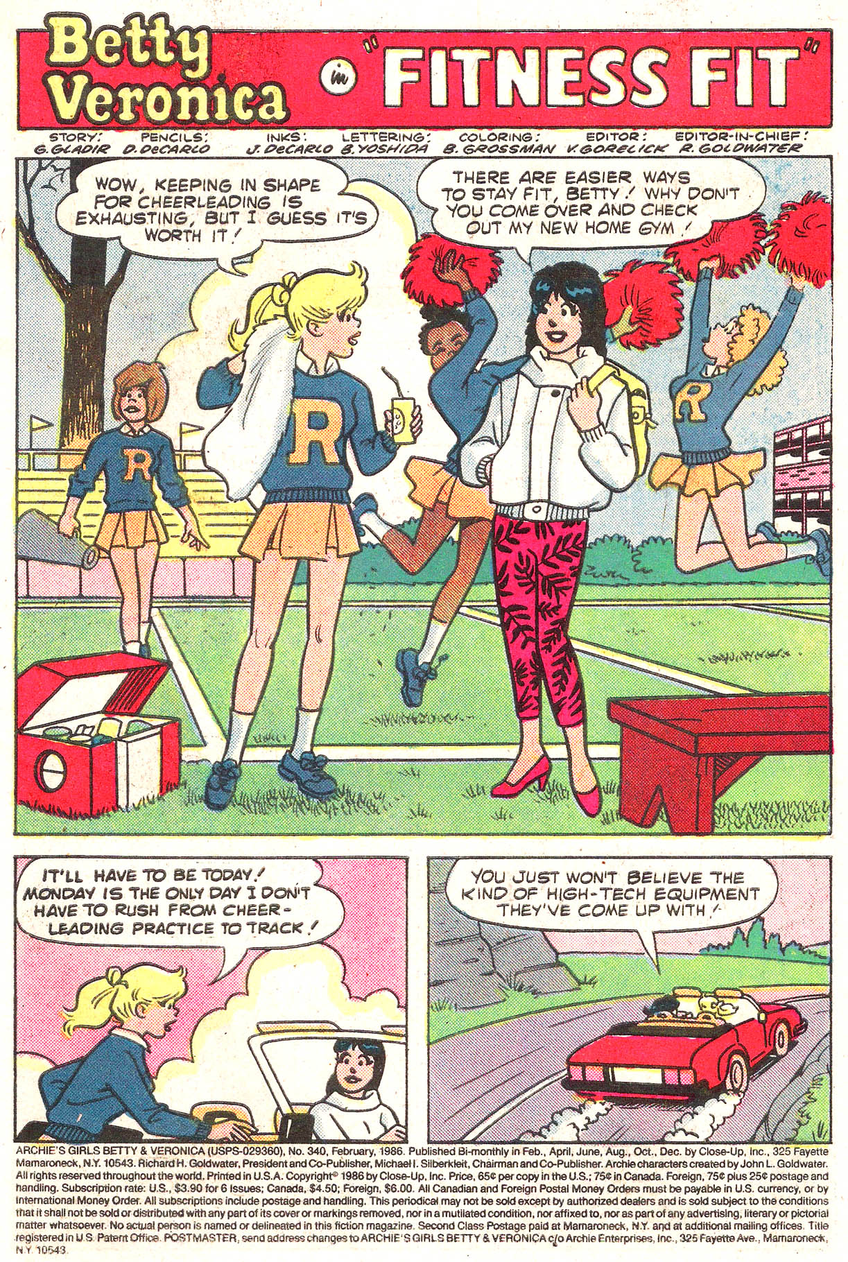 Read online Archie's Girls Betty and Veronica comic -  Issue #340 - 3