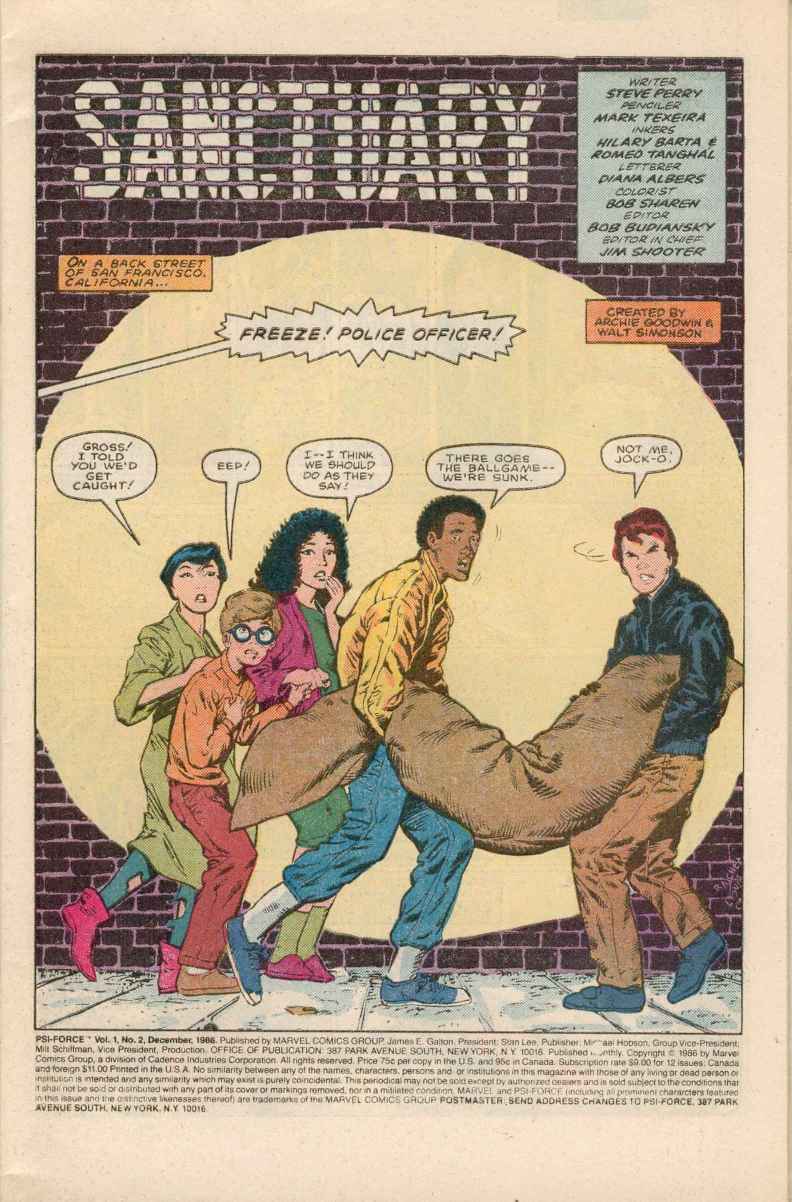 Read online Psi-Force comic -  Issue #2 - 2