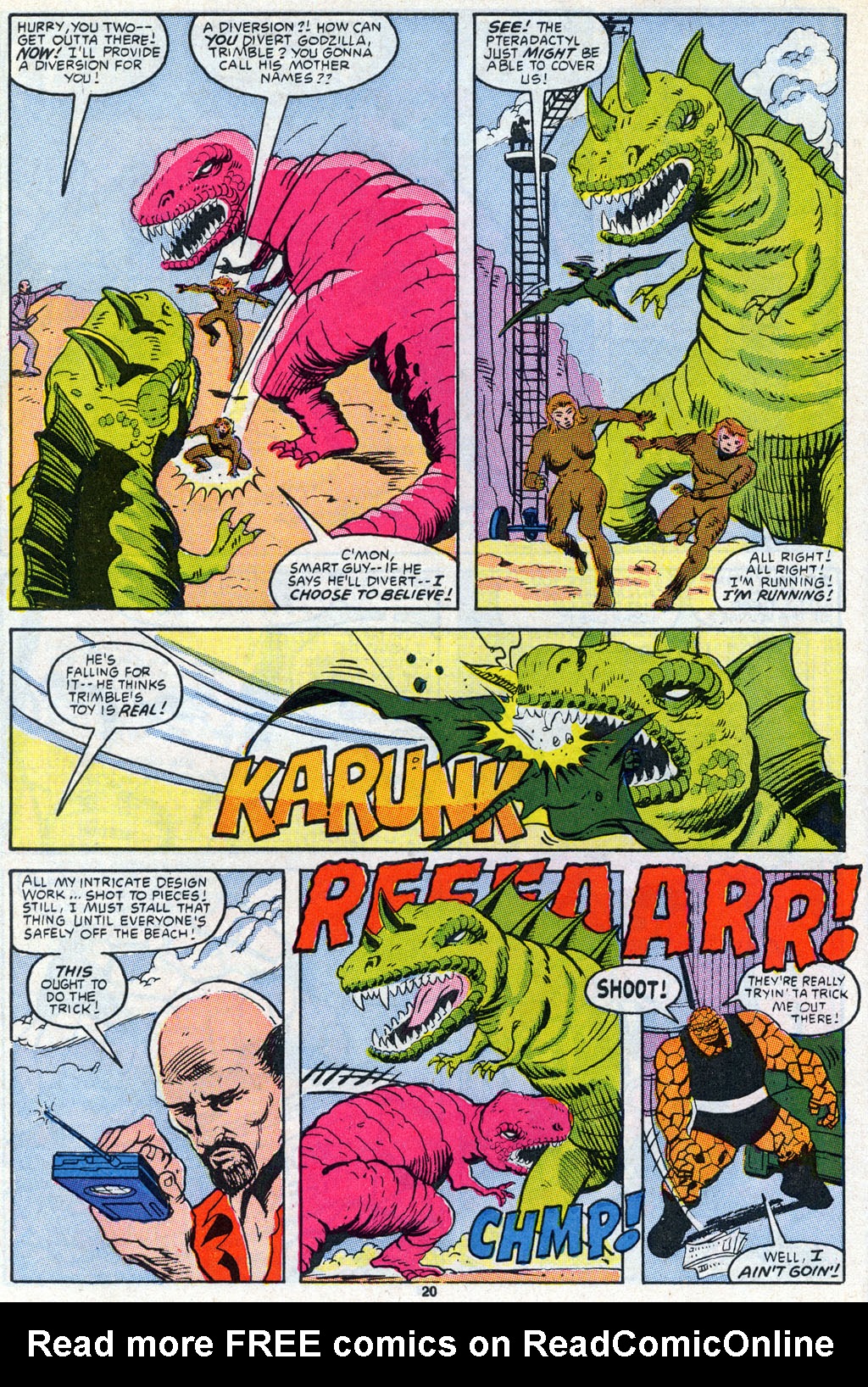 Read online The Thing comic -  Issue #31 - 21