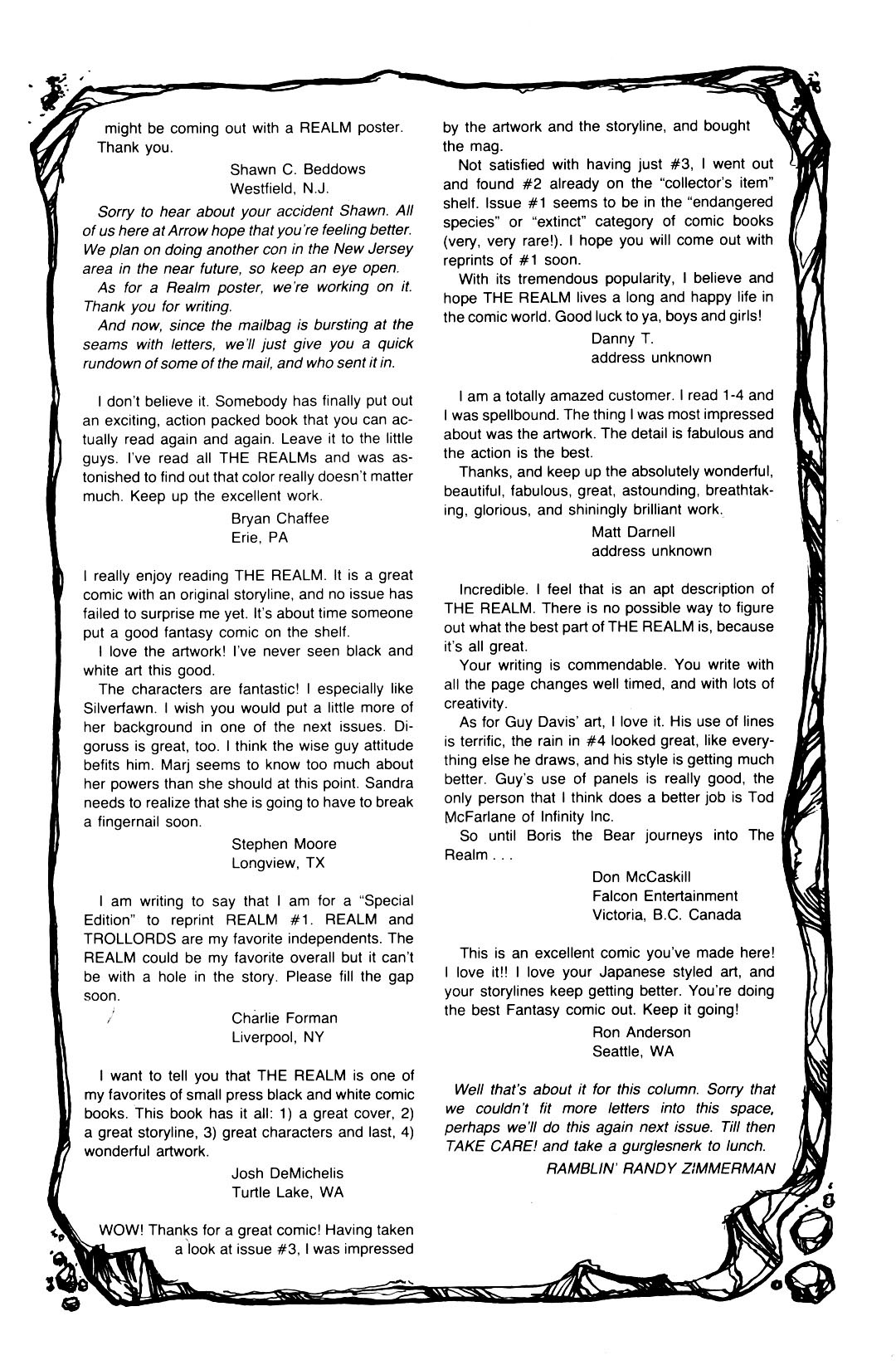 Read online The Realm (1986) comic -  Issue #6 - 33