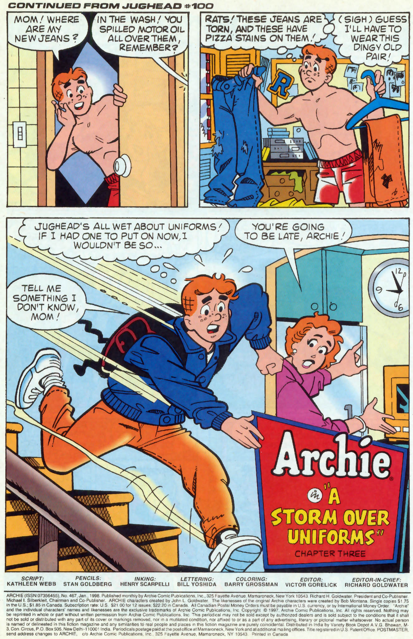 Read online Archie (1960) comic -  Issue #467 - 2