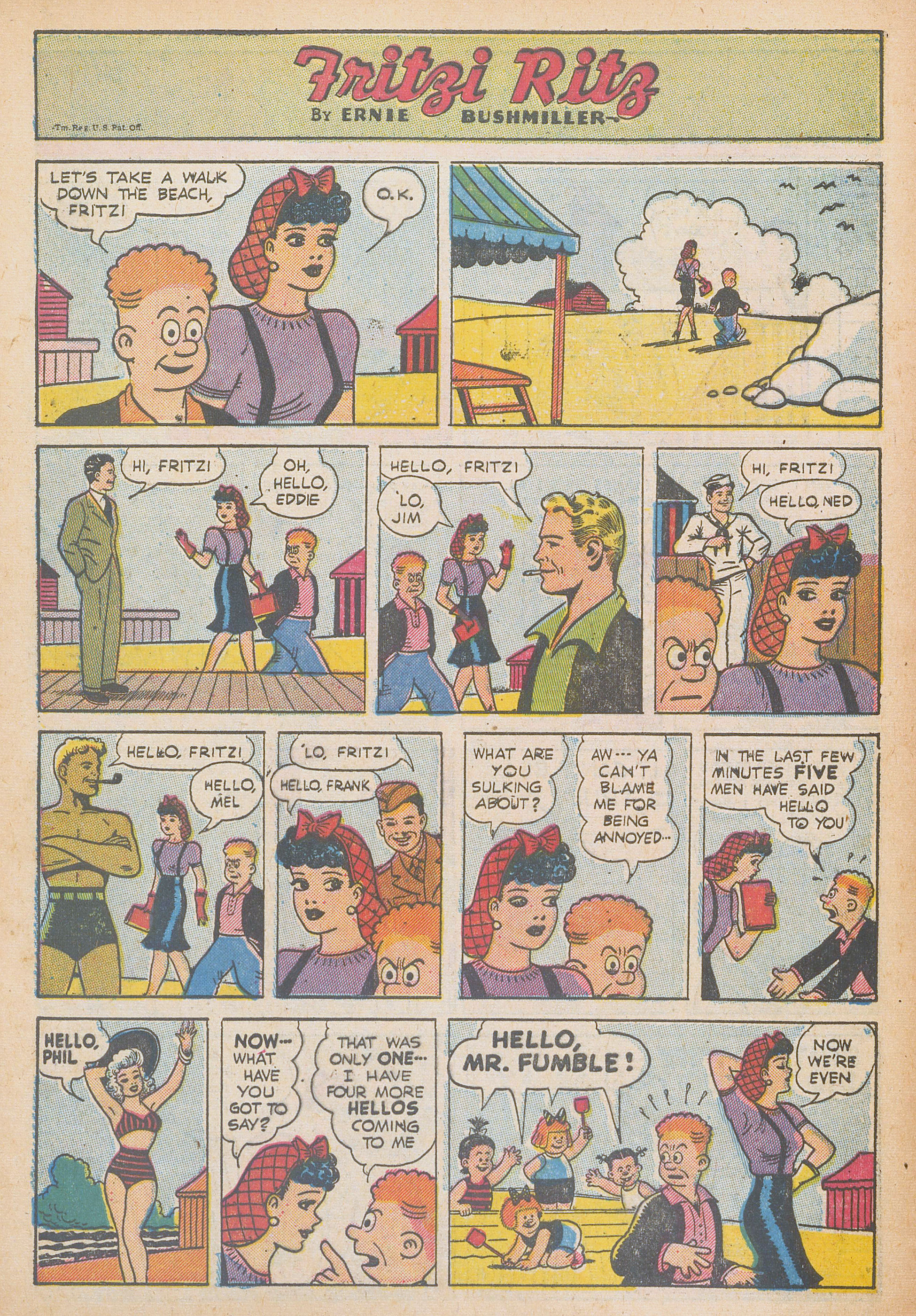 Read online Fritzi Ritz (1953) comic -  Issue #48 - 32