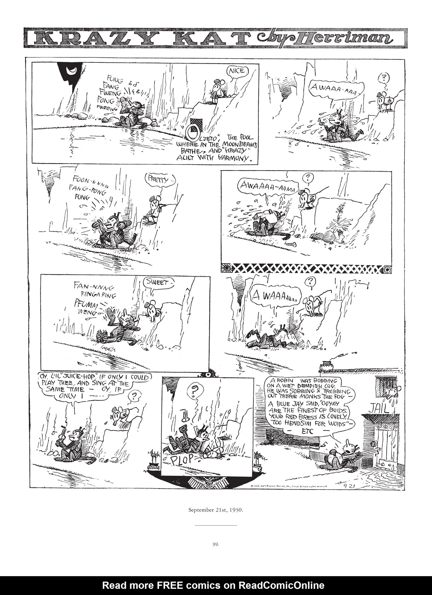 Read online Krazy & Ignatz comic -  Issue # TPB 6 - 97