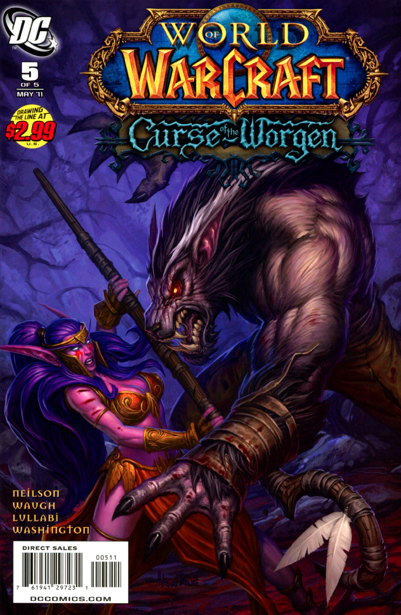 Read online World of Warcraft: Curse of the Worgen comic -  Issue #5 - 1