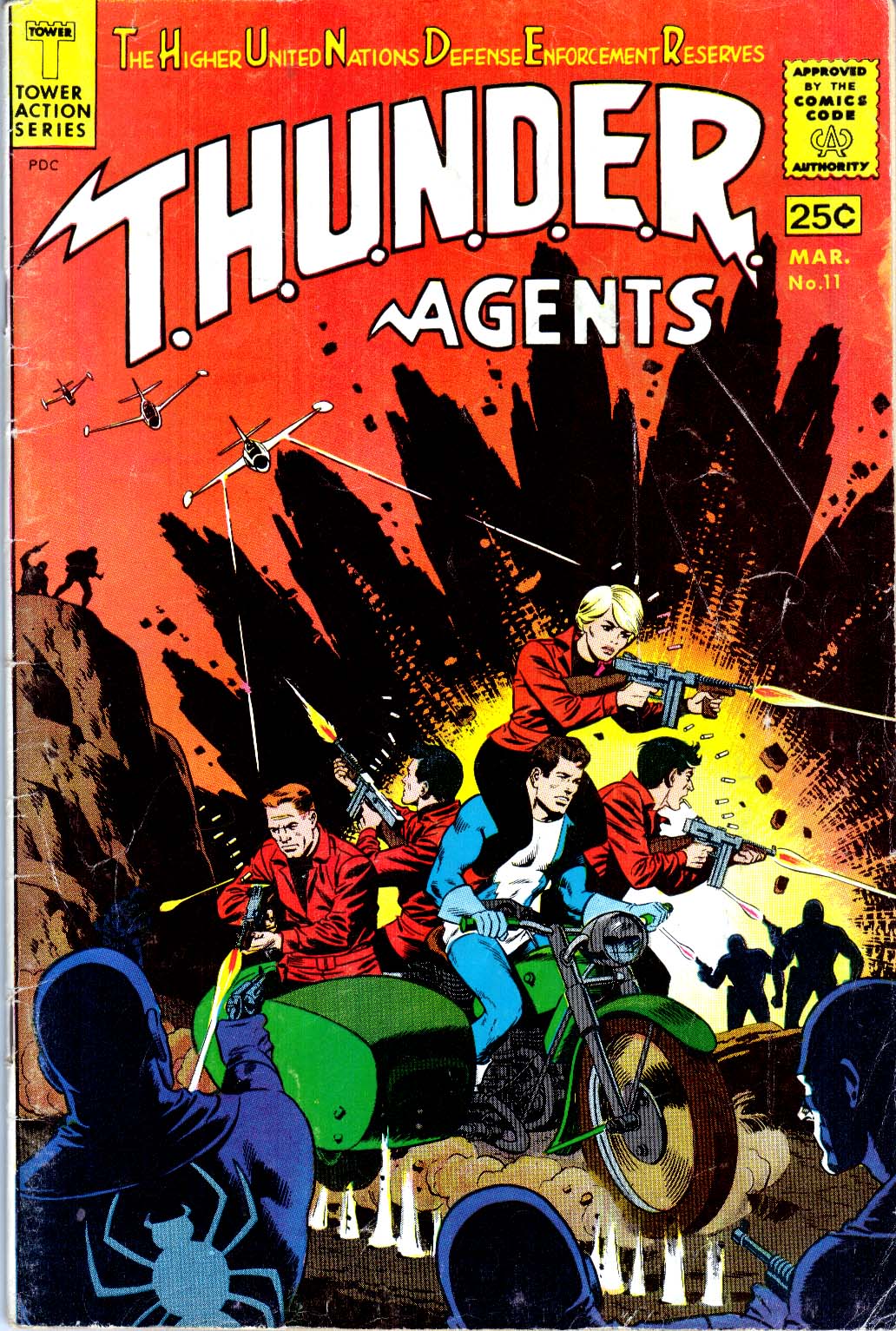 Read online T.H.U.N.D.E.R. Agents (1965) comic -  Issue #11 - 1