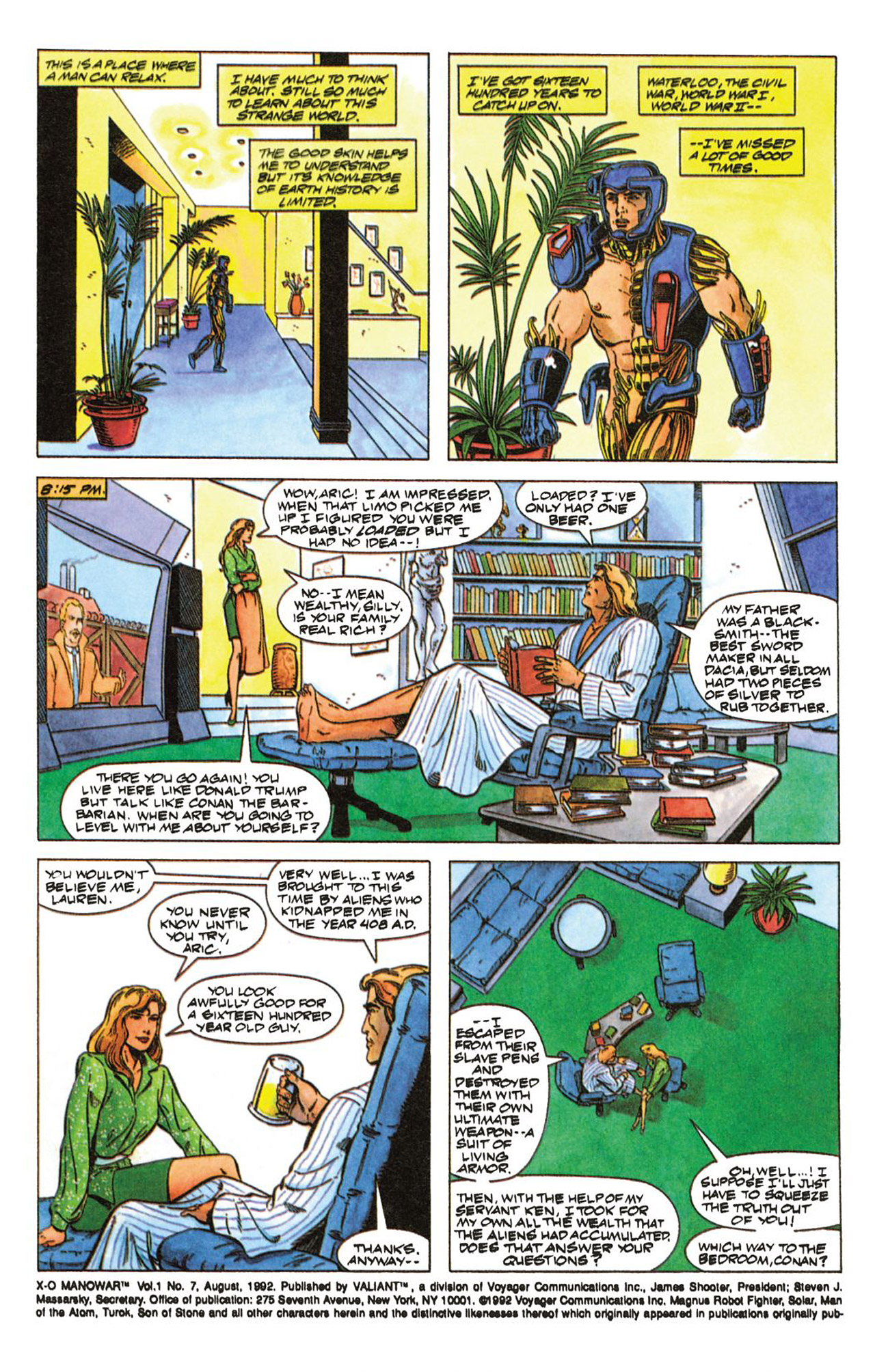 Read online X-O Manowar (1992) comic -  Issue #7 - 4