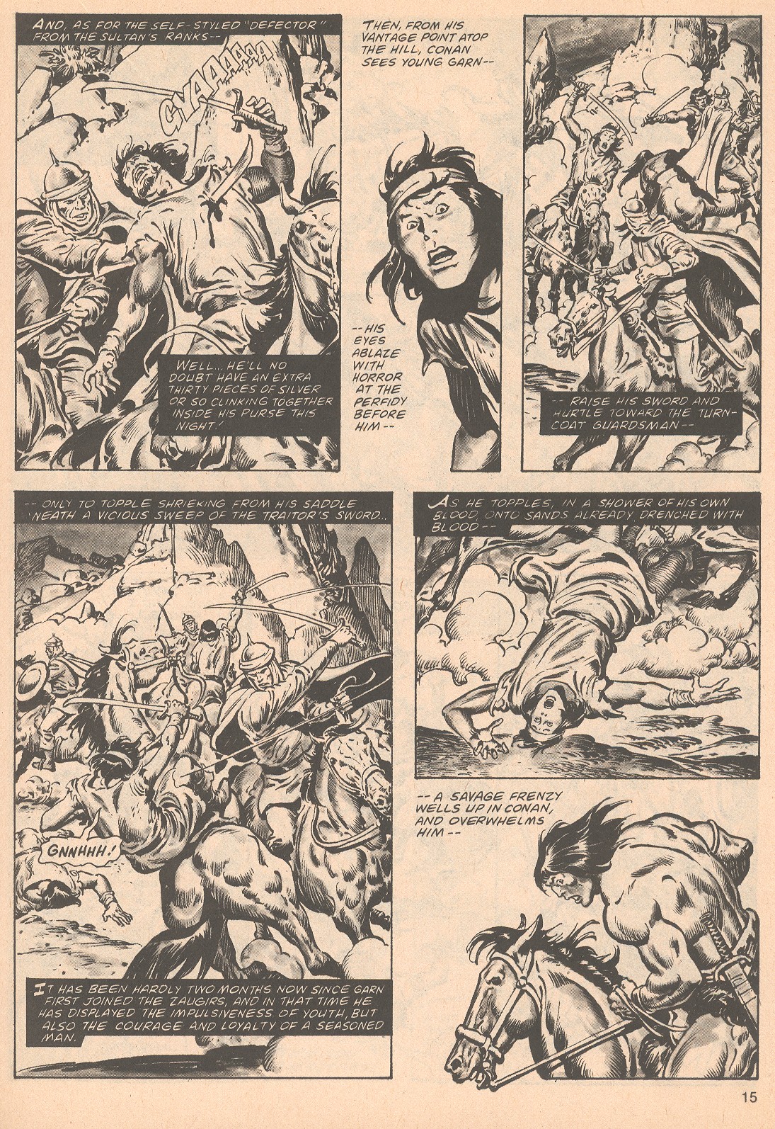 Read online The Savage Sword Of Conan comic -  Issue #63 - 15