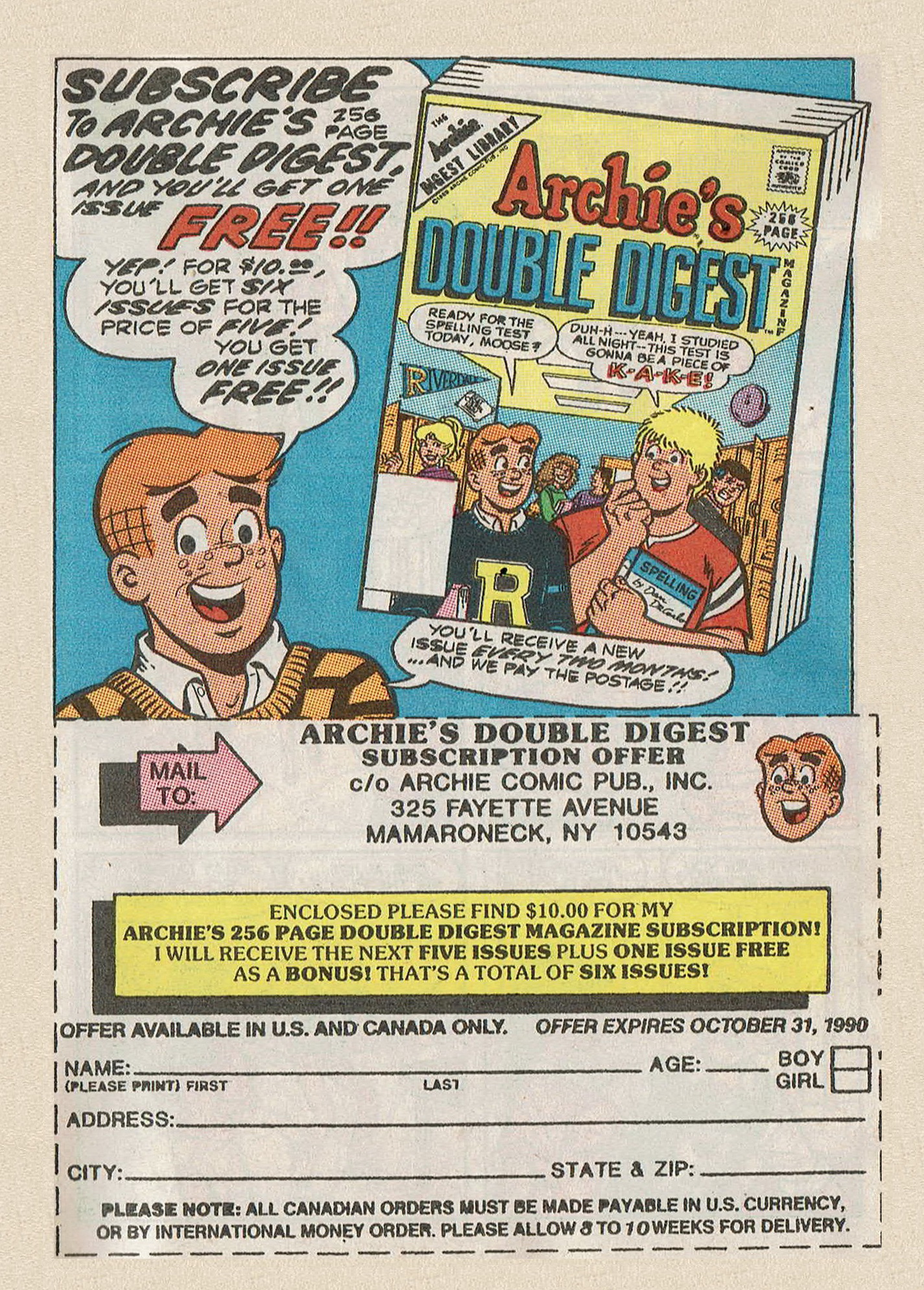 Read online Betty and Veronica Digest Magazine comic -  Issue #43 - 121