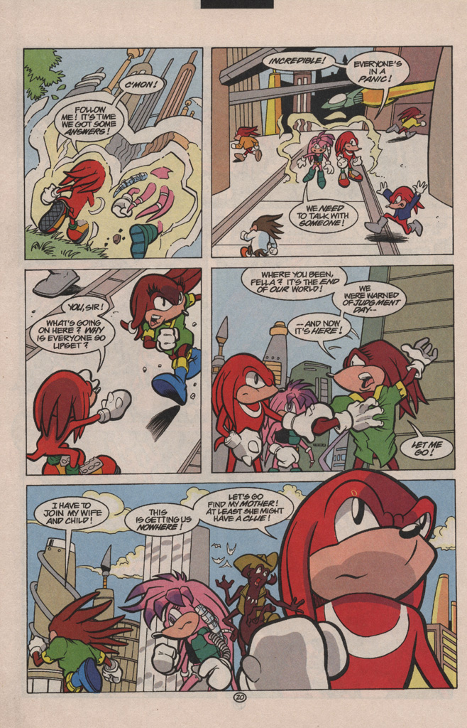 Read online Knuckles the Echidna comic -  Issue #4 - 28