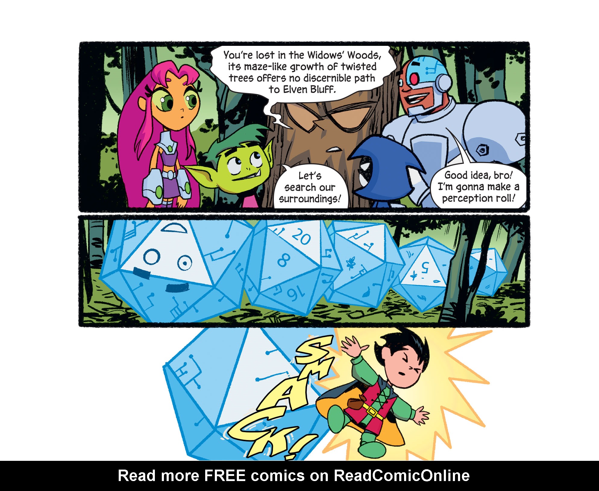 Read online Teen Titans Go! Roll With It! comic -  Issue #2 - 8