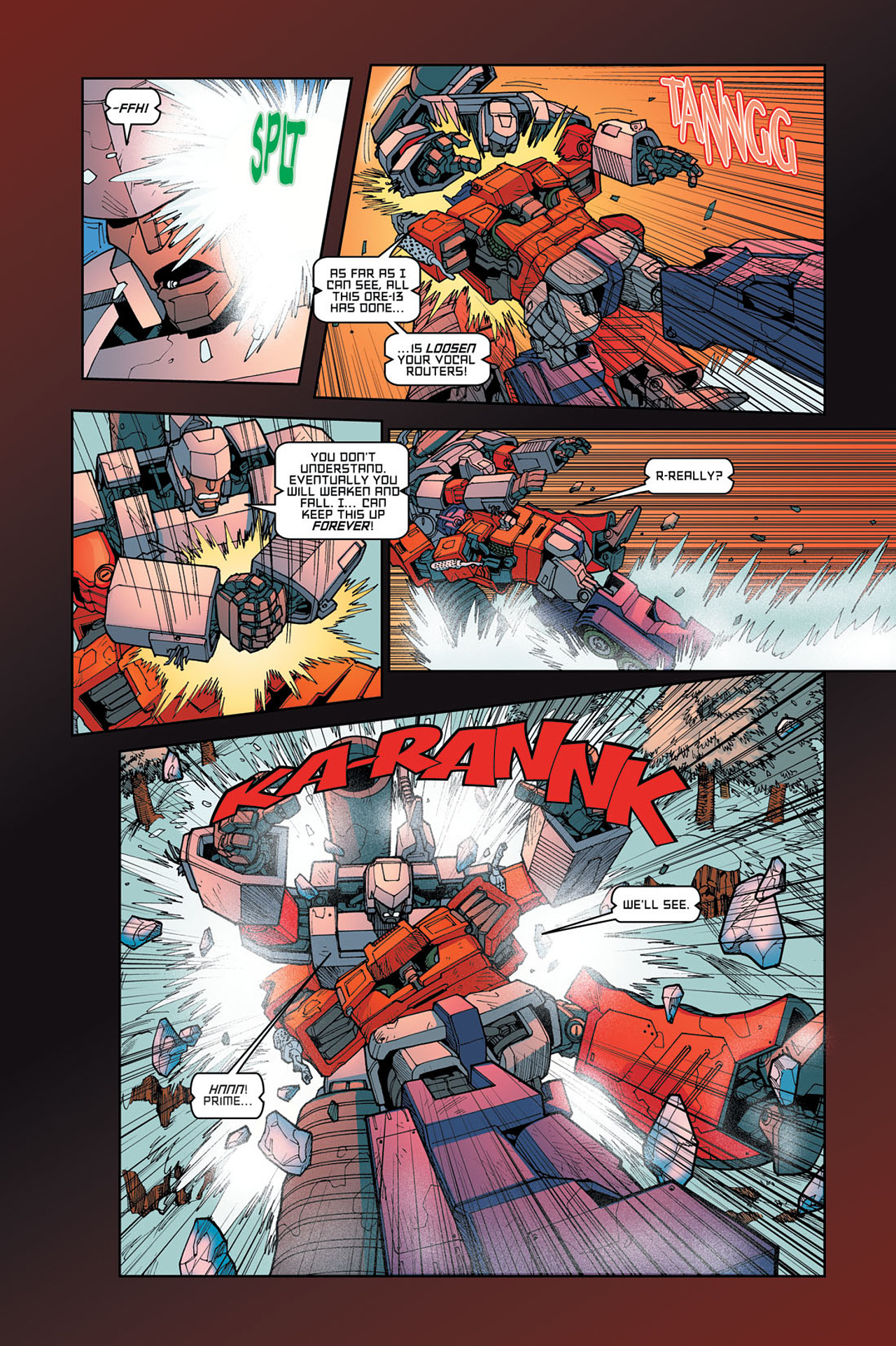 Read online The Transformers: Escalation comic -  Issue #5 - 18