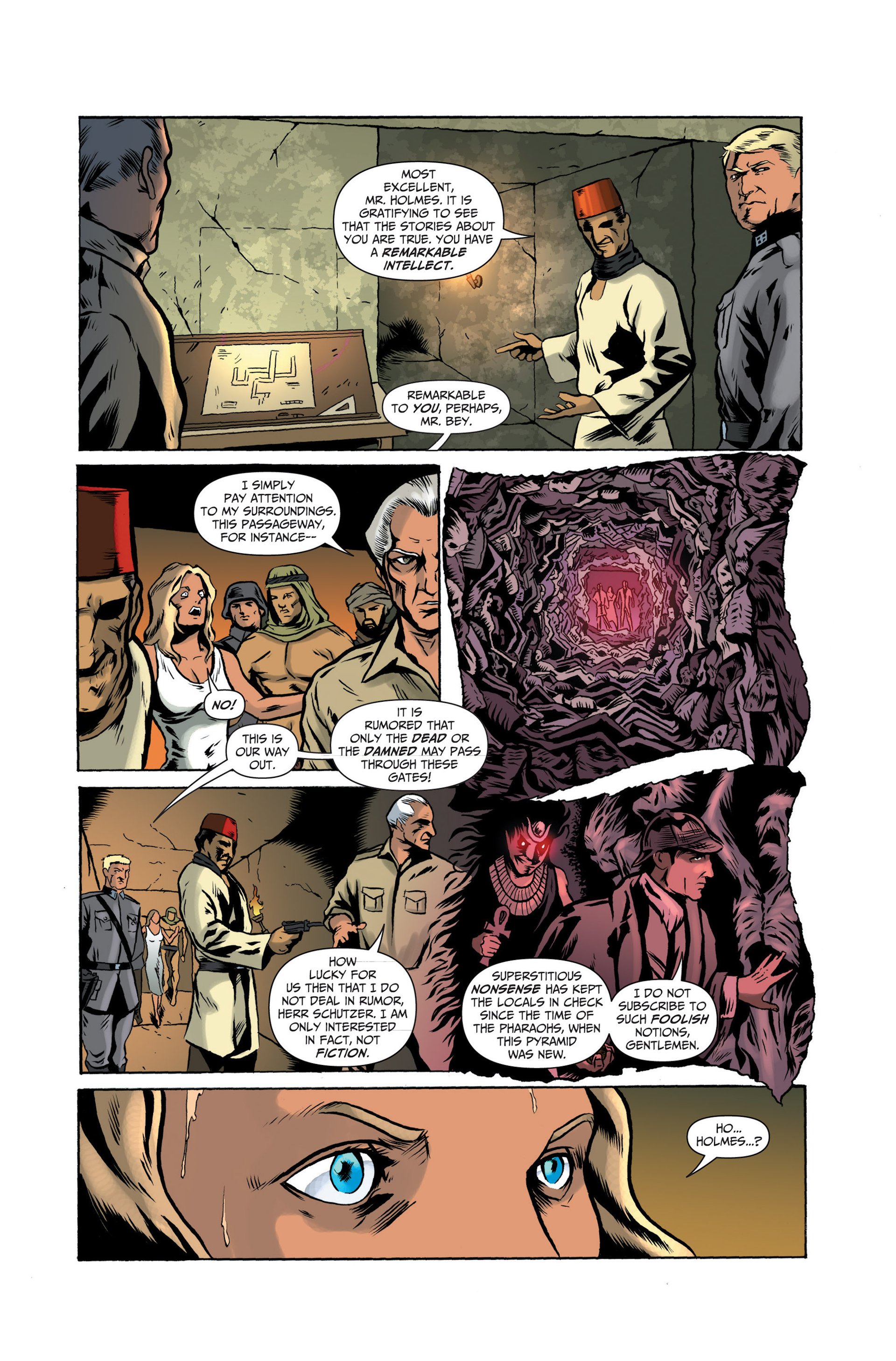 Read online Domino Lady/Sherlock Holmes comic -  Issue #2 - 11