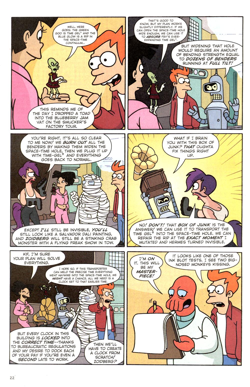 Read online Futurama Comics comic -  Issue #14 - 23