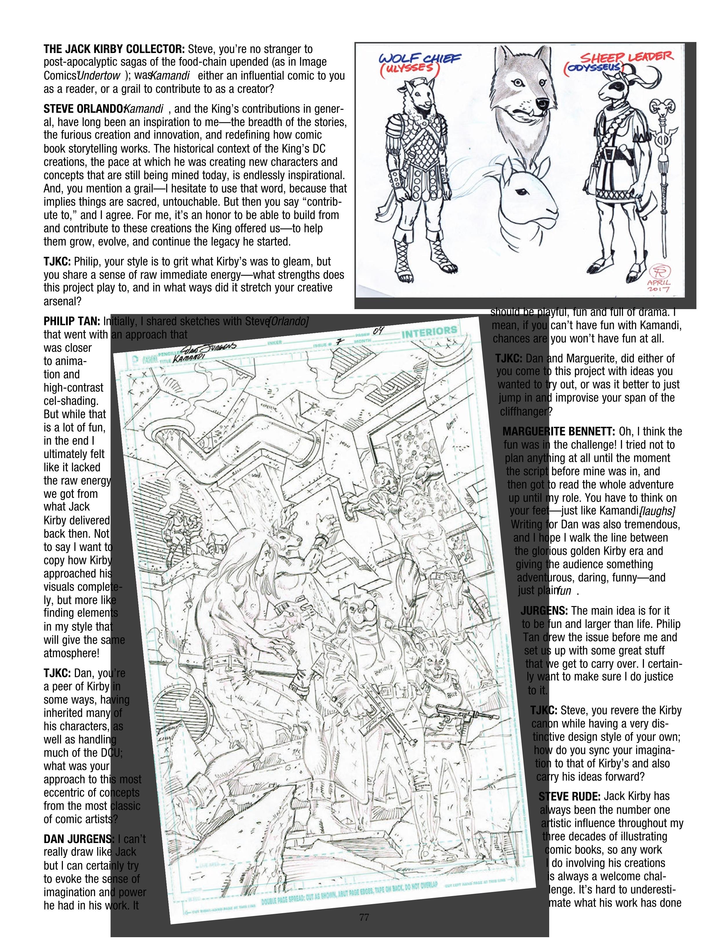 Read online The Jack Kirby Collector comic -  Issue #72 - 79